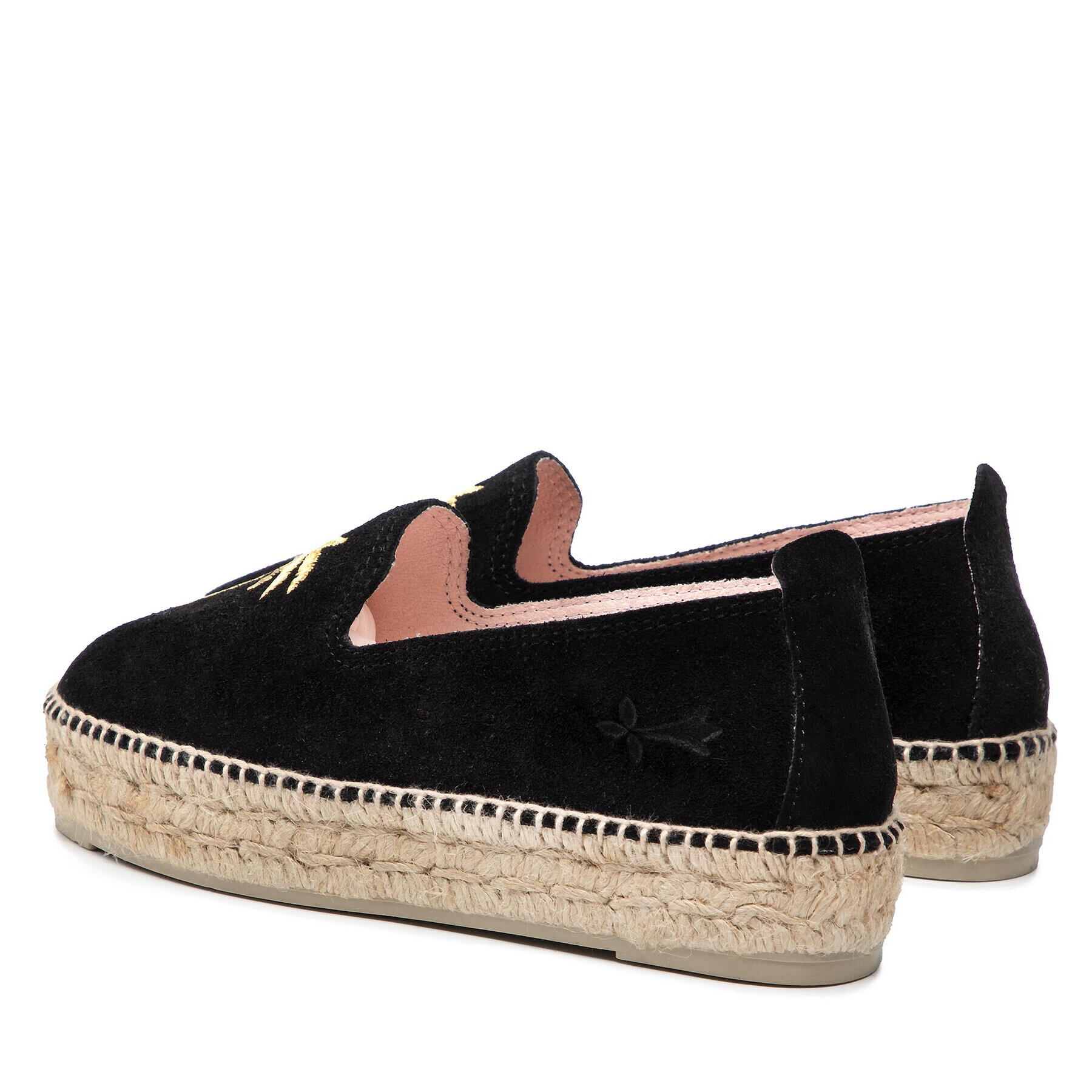 Manebi Espadrile Slippers D T 0.3 D0 Negru - Pled.ro