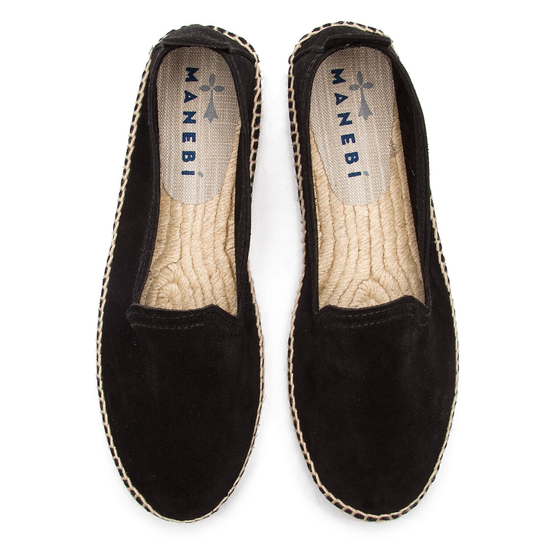 Manebi Espadrile Slippers W K 1.0 N0 Negru - Pled.ro