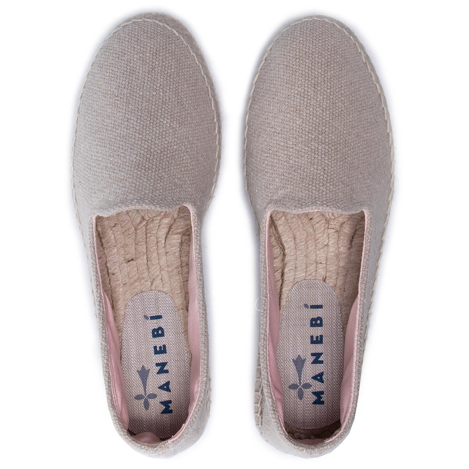 Manebi Espadrile Slippers W O 4.1 N0 Bej - Pled.ro