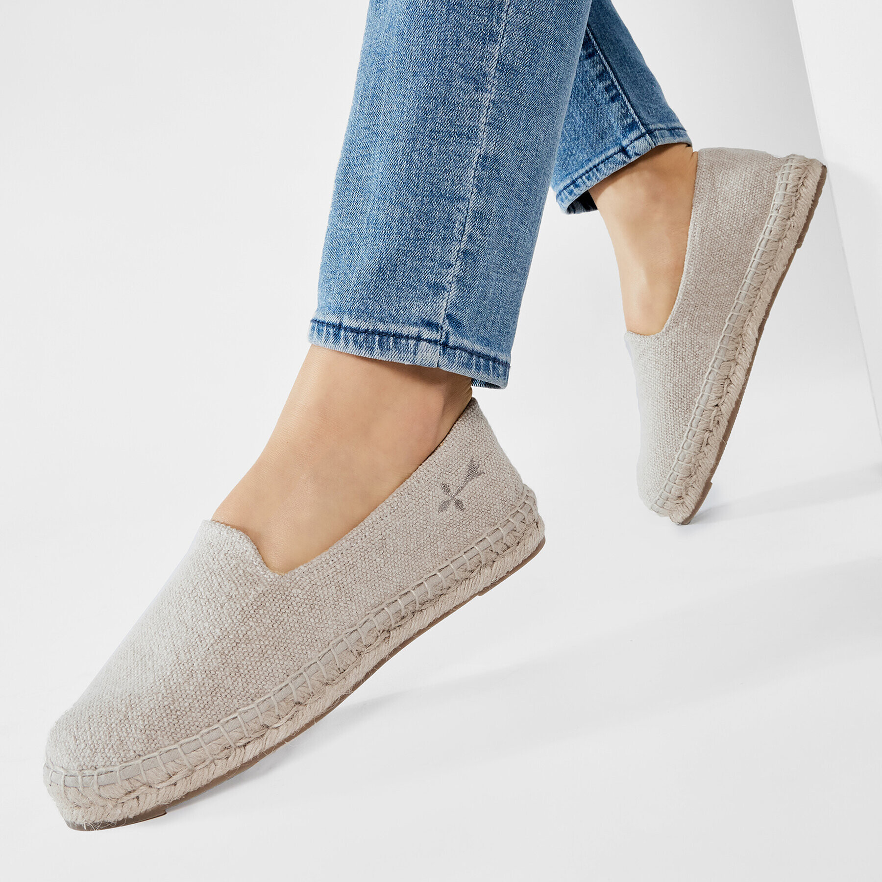 Manebi Espadrile Slippers W O 4.1 N0 Bej - Pled.ro