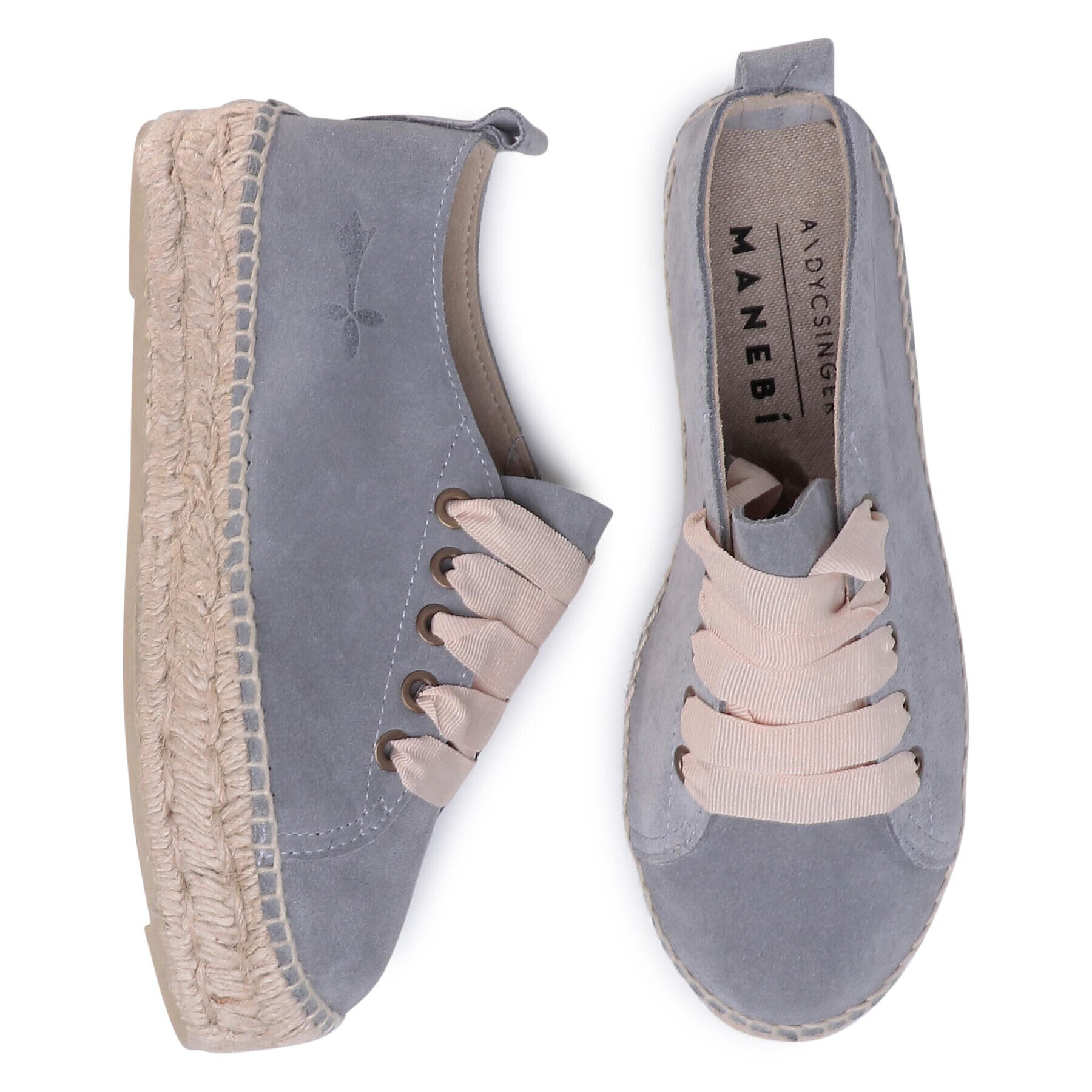 Manebi Espadrile Sneakers D A C.1 E0 Gri - Pled.ro