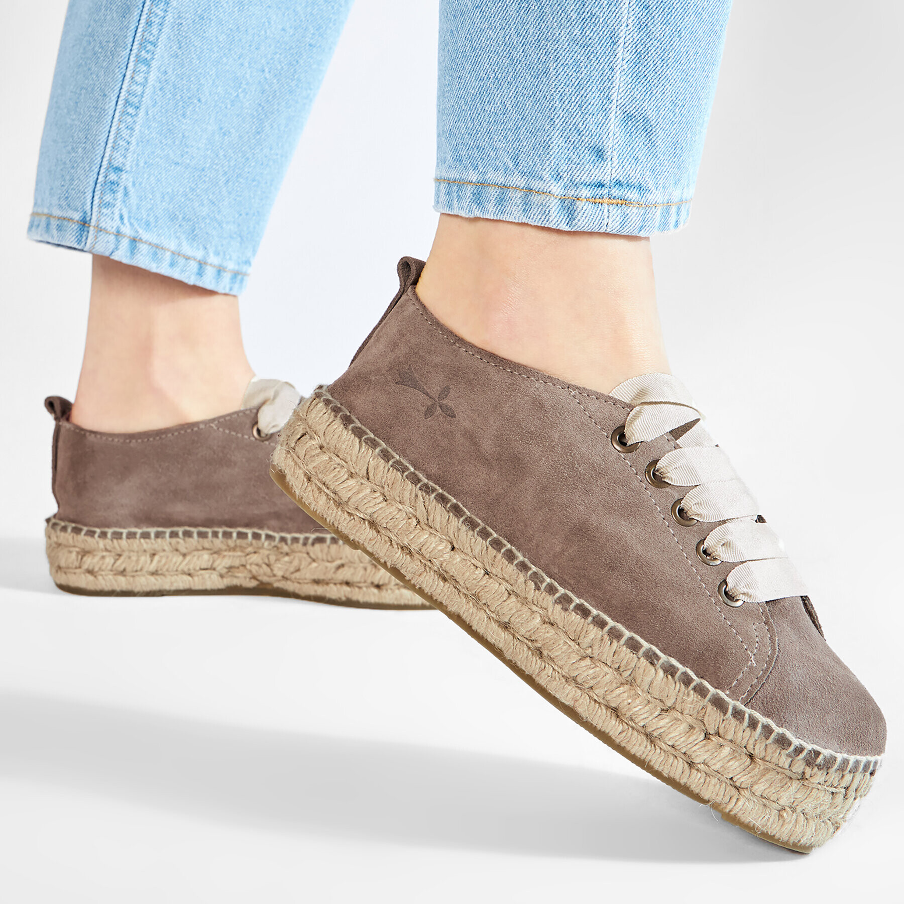 Manebi Espadrile Sneakers D K 1.9 E0 Maro - Pled.ro