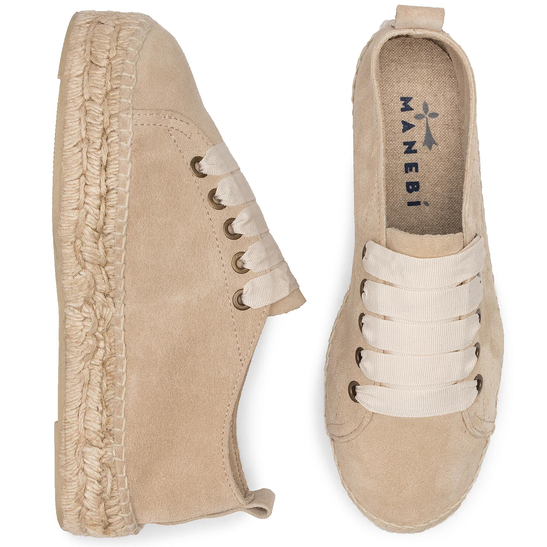 Manebi Espadrile Sneakers K 1.1 E0 Bej - Pled.ro