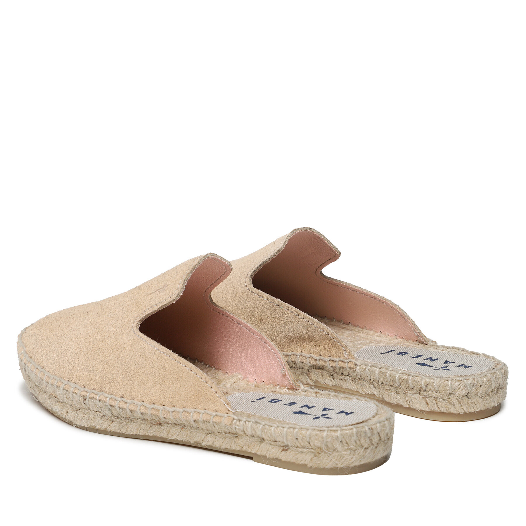 Manebi Espadrile Suede Mules M 1.1 M0 Bej - Pled.ro