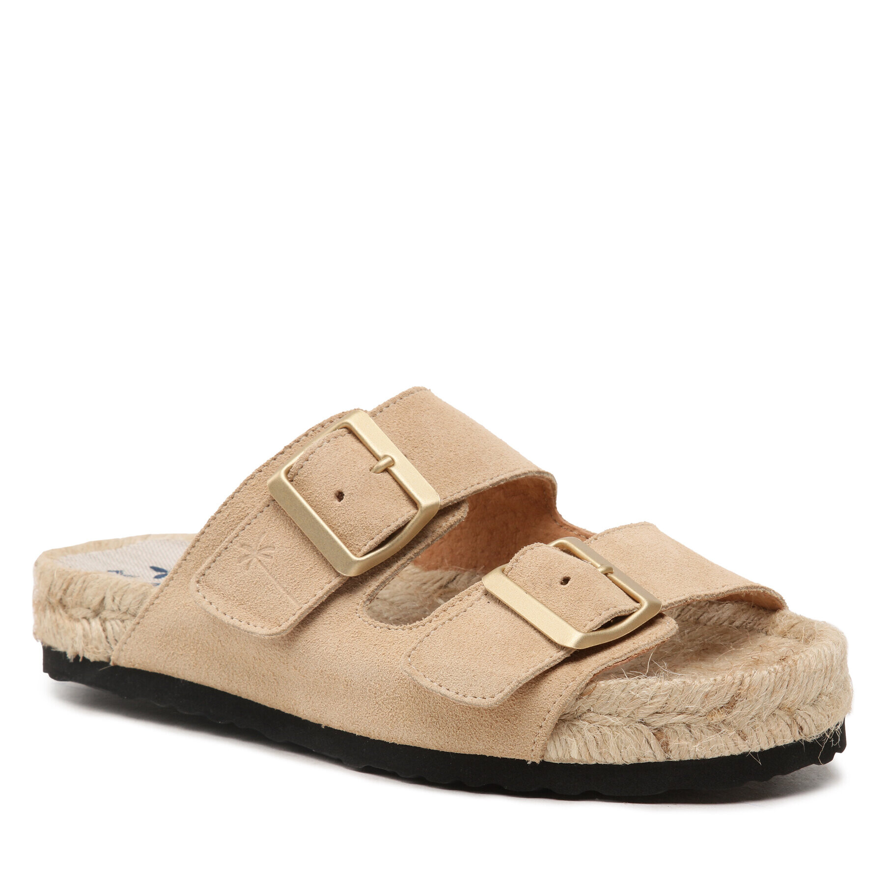 Manebi Espadrile Suede Nordic Sandals K 1.1 R0 Bej - Pled.ro