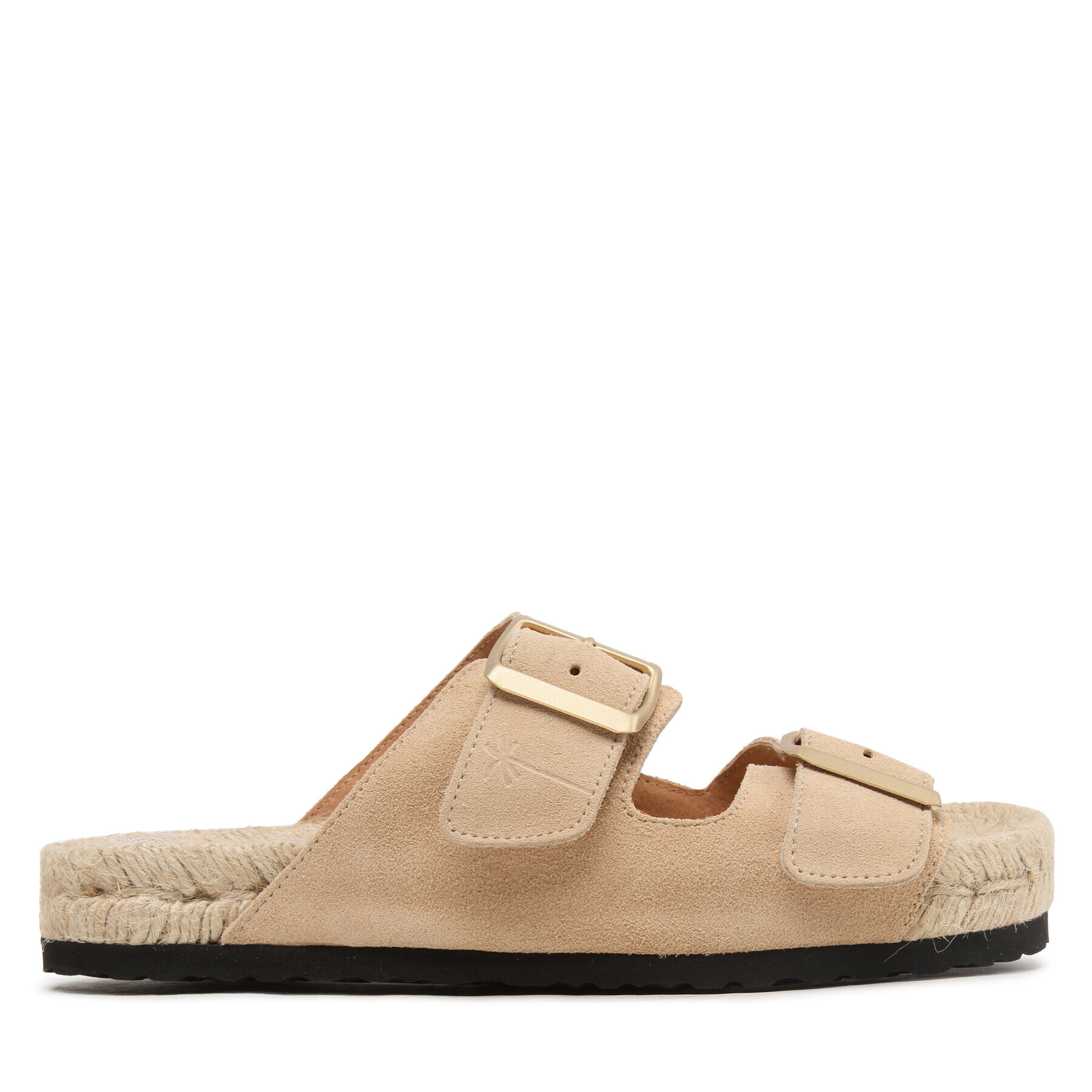 Manebi Espadrile Suede Nordic Sandals K 1.1 R0 Bej - Pled.ro