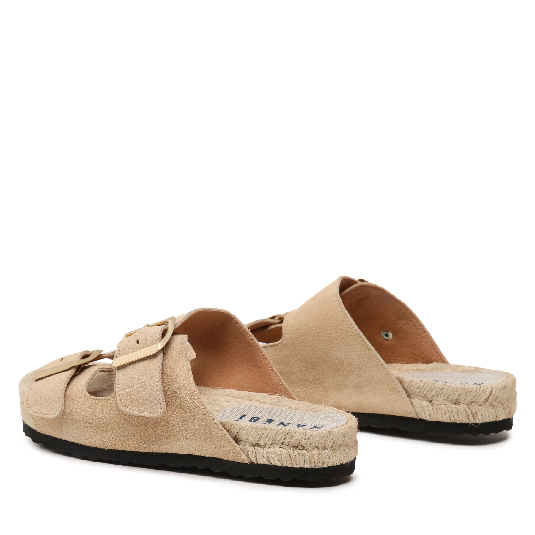 Manebi Espadrile Suede Nordic Sandals K 1.1 R0 Bej - Pled.ro