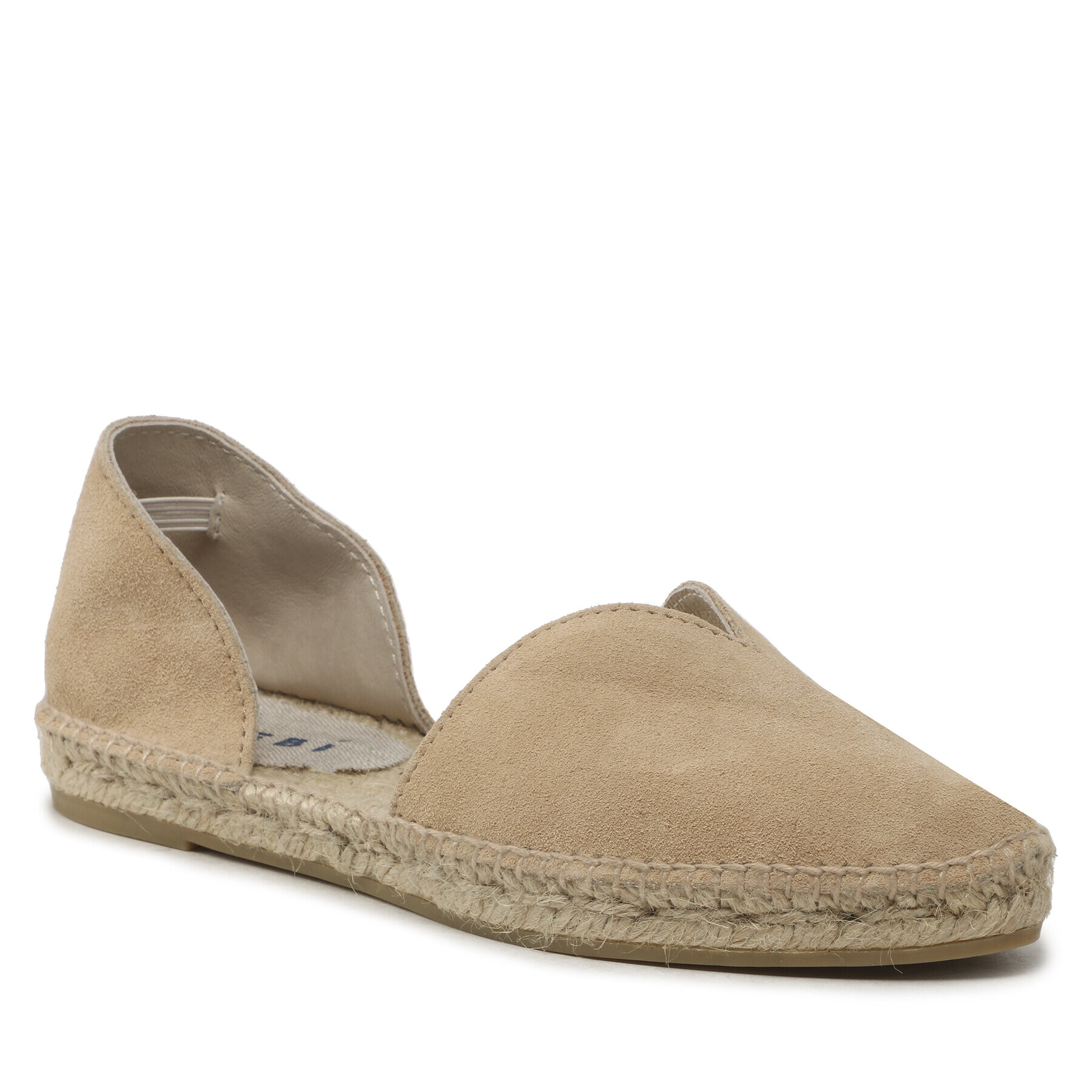 Manebi Espadrile Suede Open-Side Flats K 1.1 O0 Bej - Pled.ro