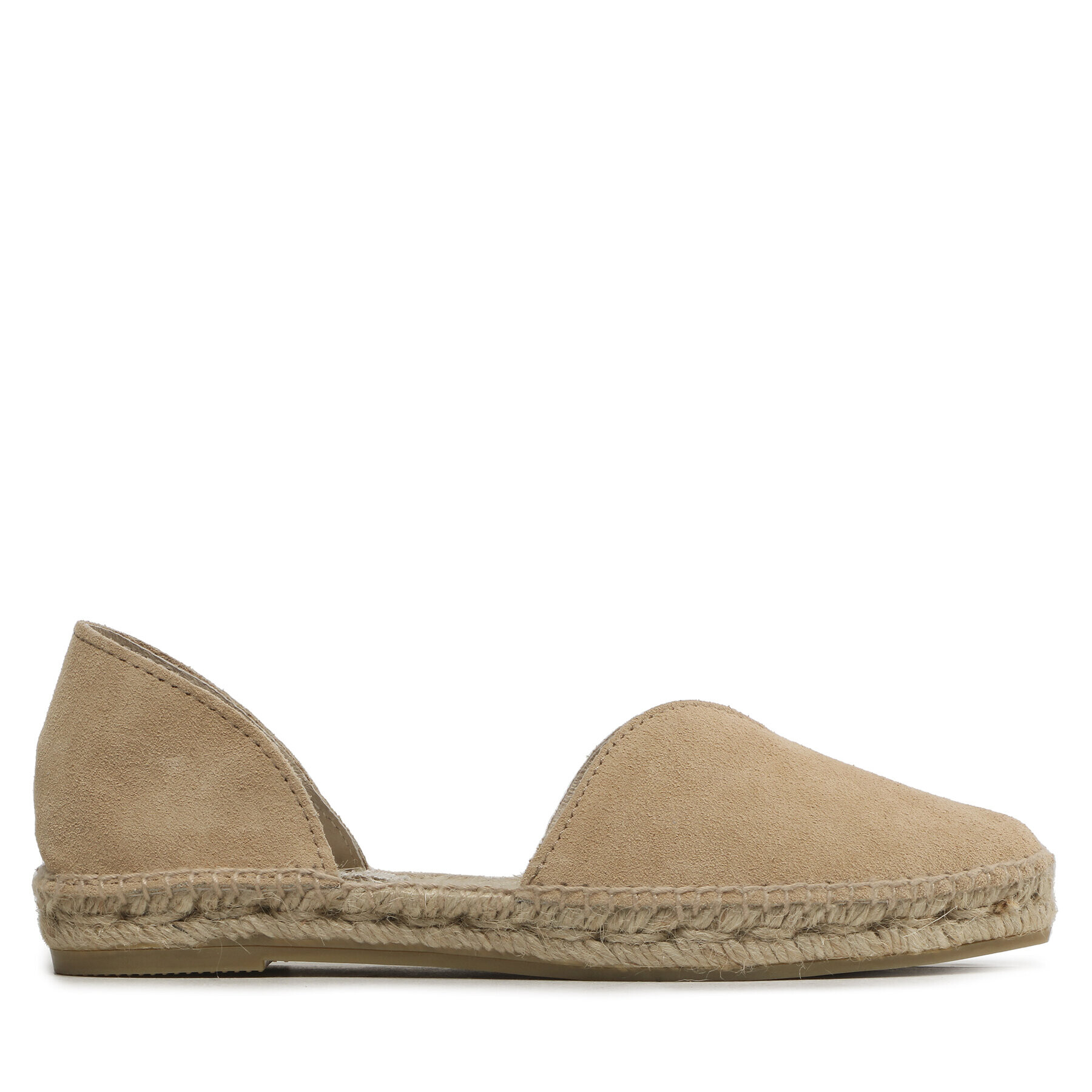 Manebi Espadrile Suede Open-Side Flats K 1.1 O0 Bej - Pled.ro