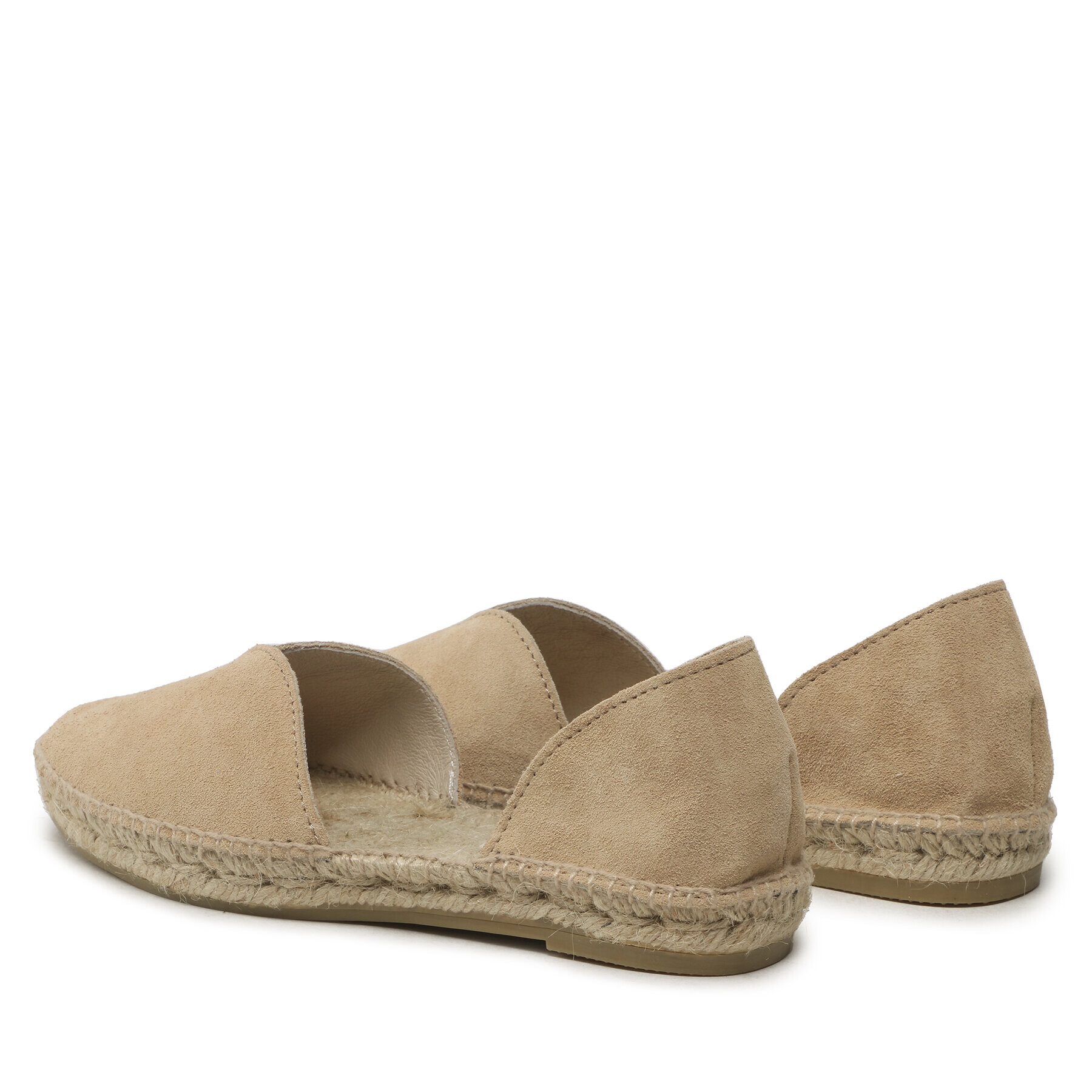 Manebi Espadrile Suede Open-Side Flats K 1.1 O0 Bej - Pled.ro