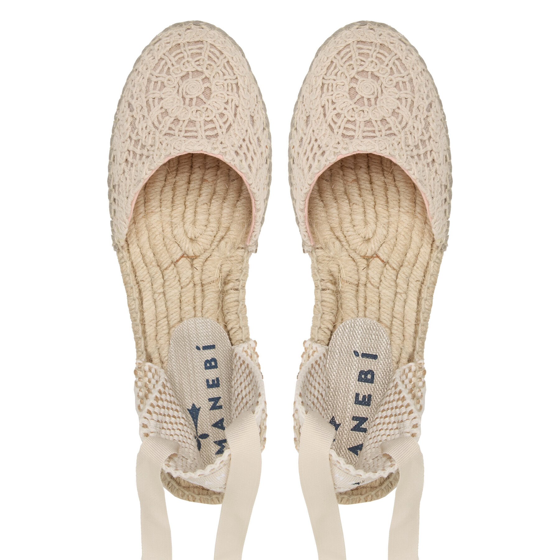 Manebi Espadrile Valenciana Espadrilles G 4.3 P0 Bej - Pled.ro