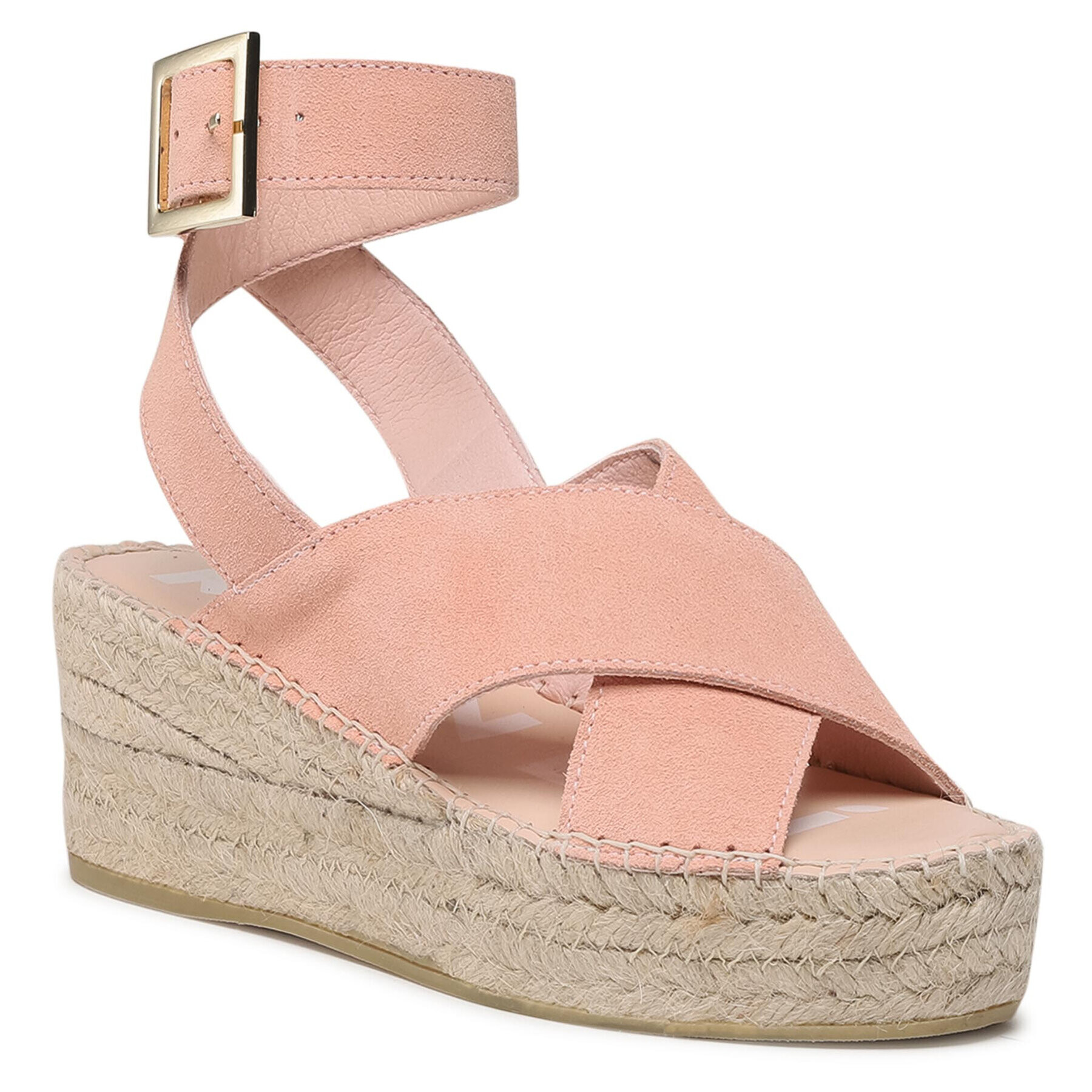 Manebi Espadrile Wedges W Belt W 1.4 Wb Roz - Pled.ro