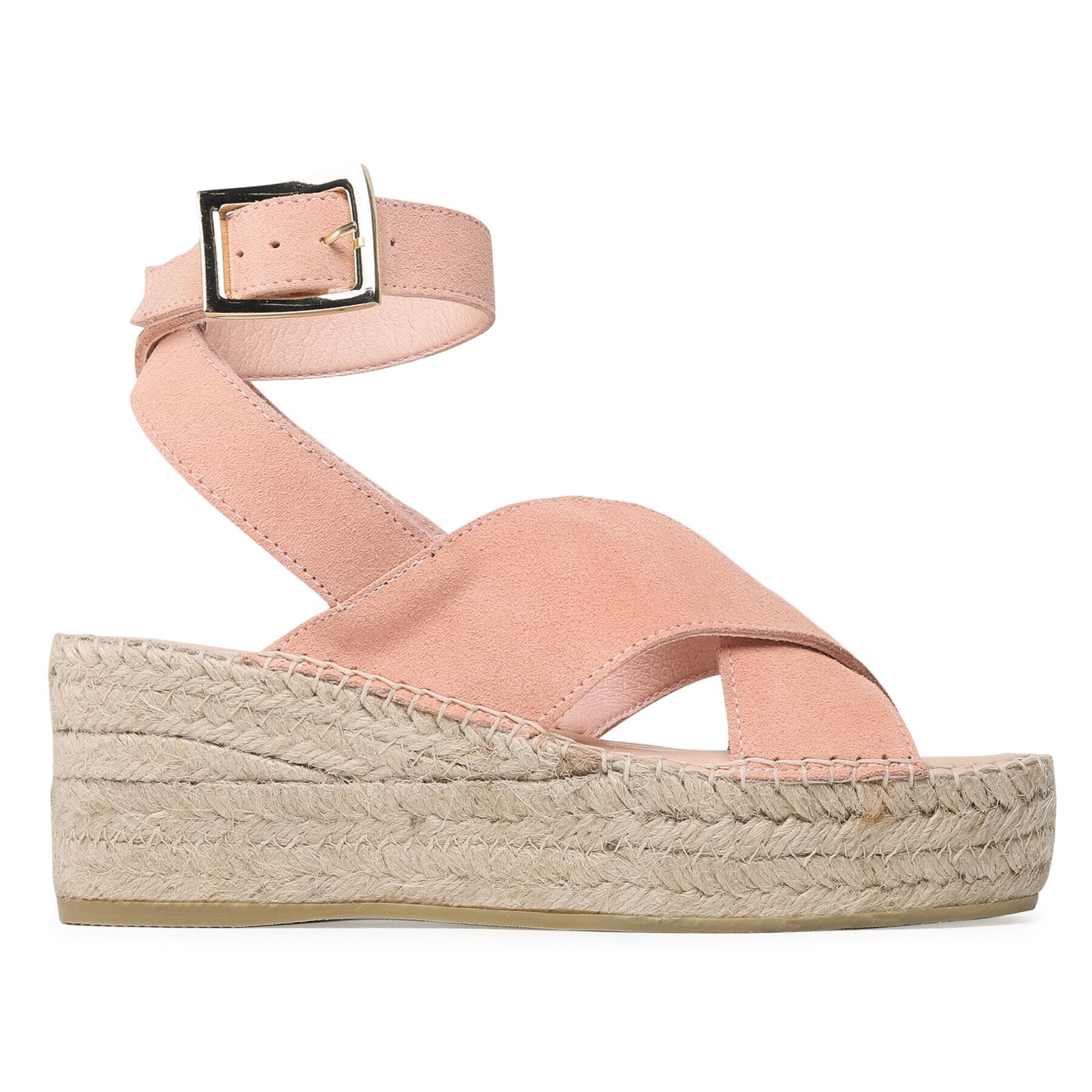 Manebi Espadrile Wedges W Belt W 1.4 Wb Roz - Pled.ro