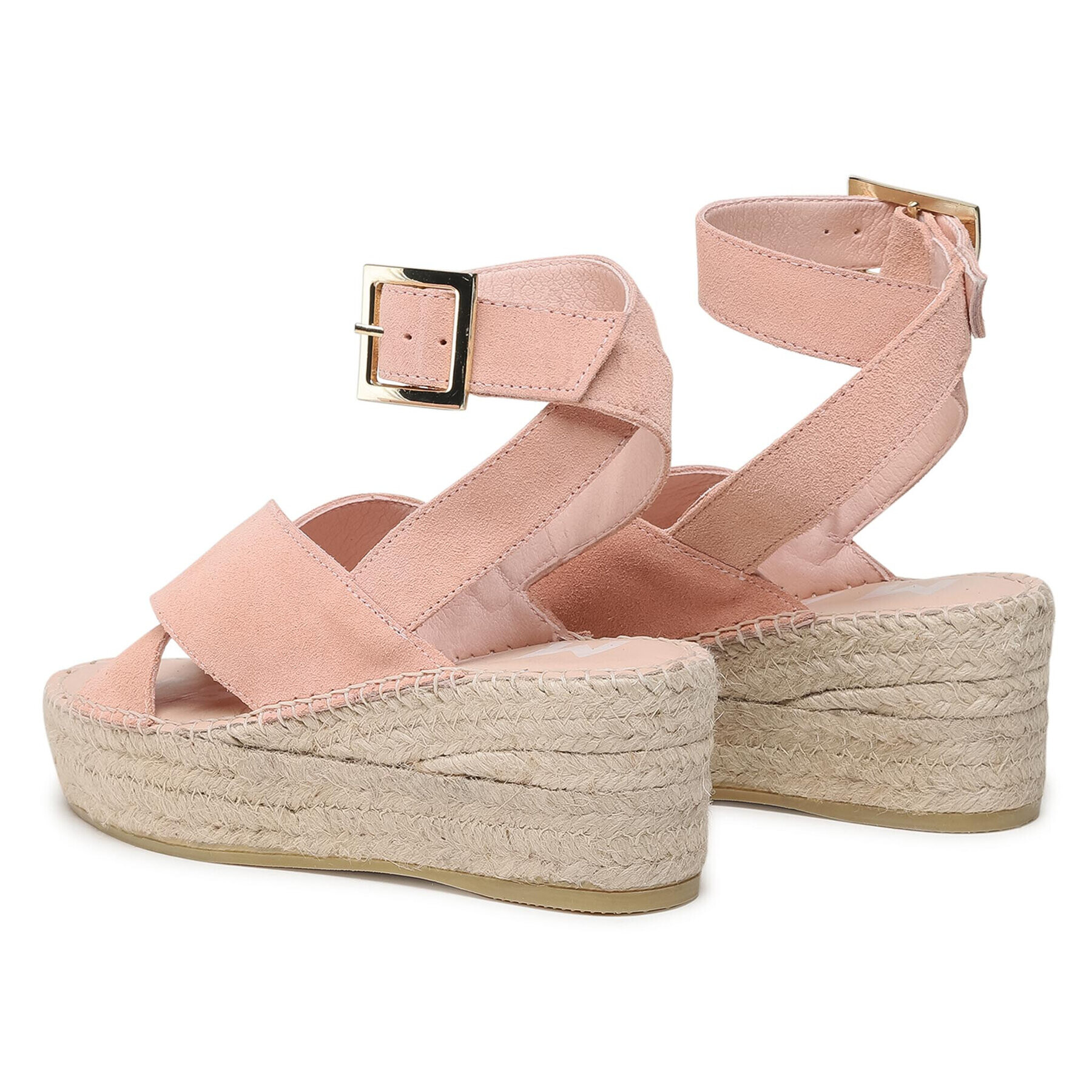 Manebi Espadrile Wedges W Belt W 1.4 Wb Roz - Pled.ro