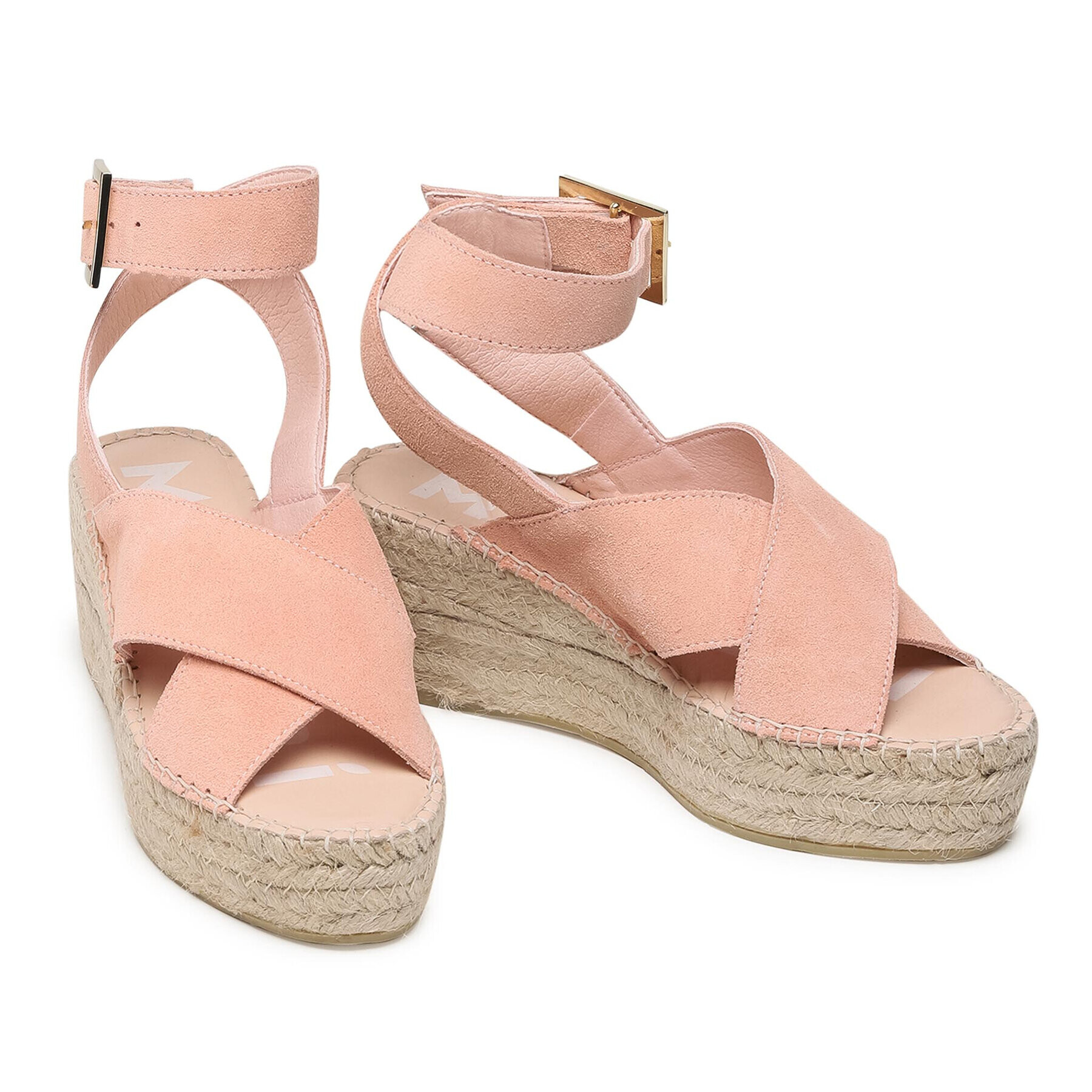 Manebi Espadrile Wedges W Belt W 1.4 Wb Roz - Pled.ro