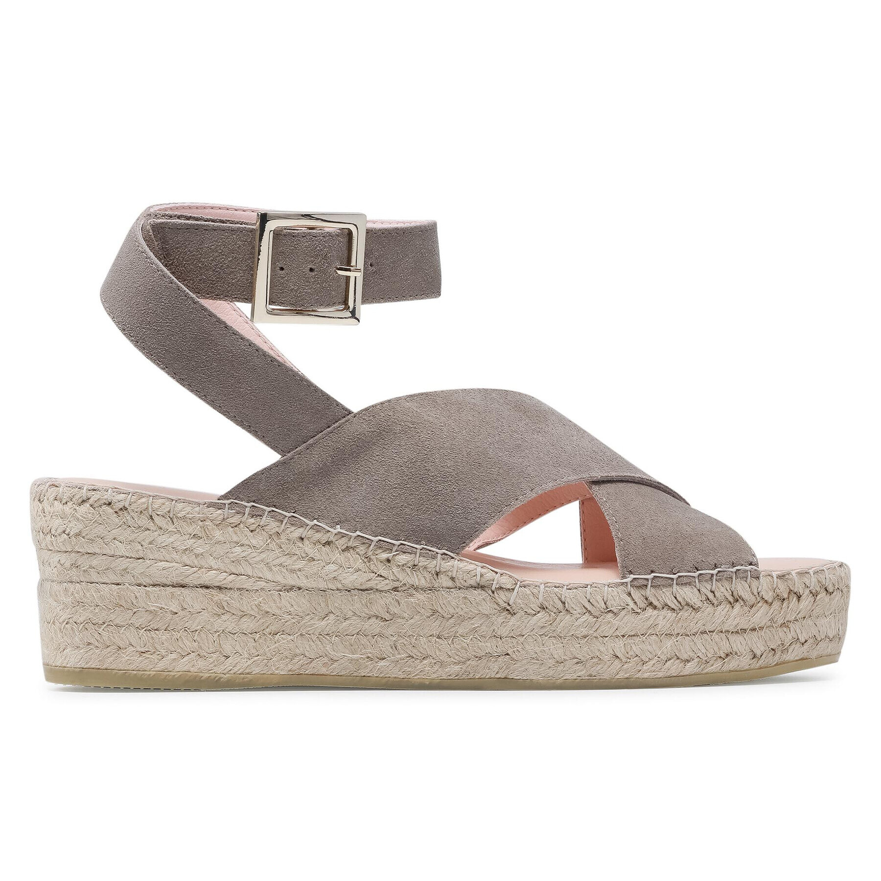 Manebi Espadrile Wedges W Belt W 1.9 Wb Gri - Pled.ro