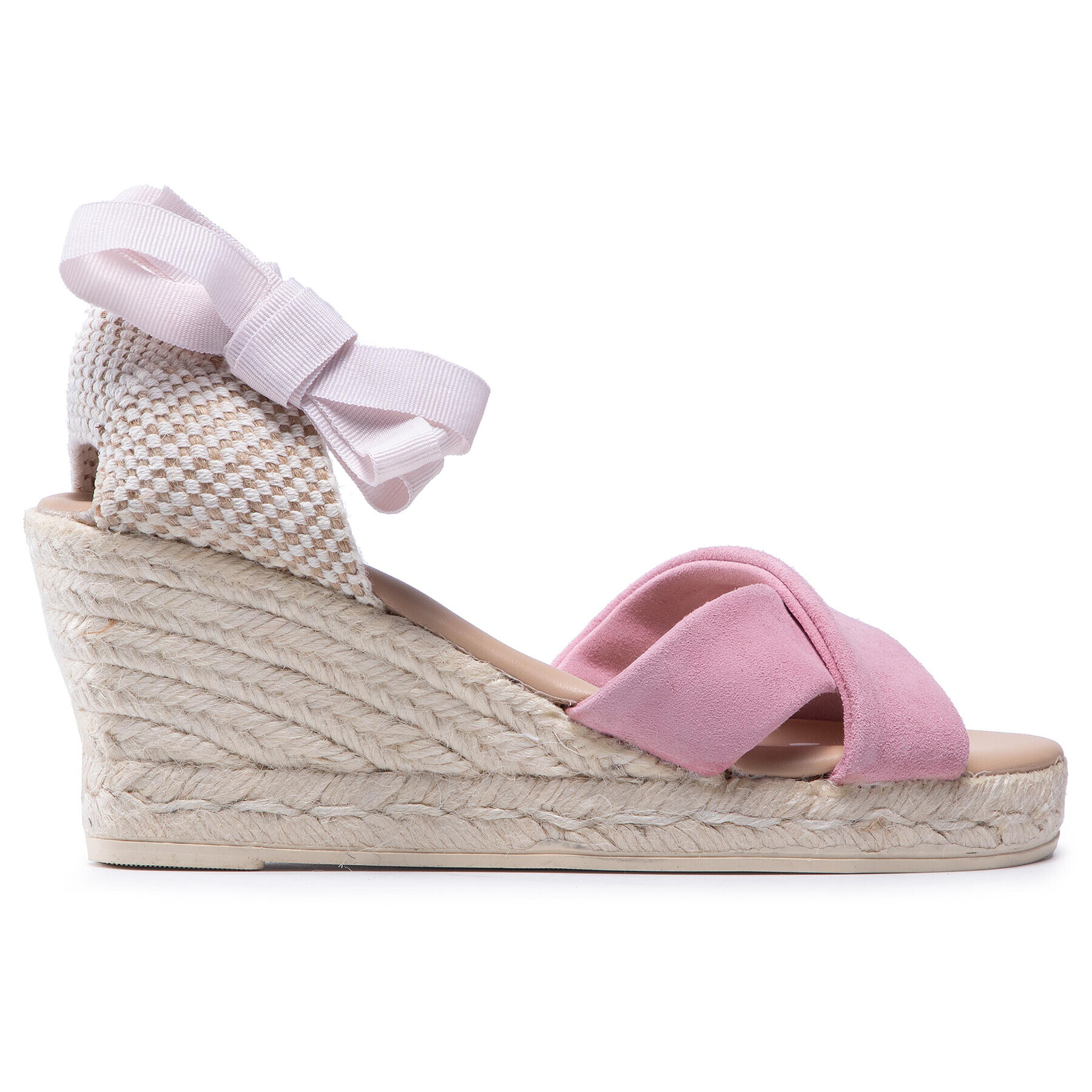 Manebi Espadrile X Low Wedges M 1.4 Wx Roz - Pled.ro