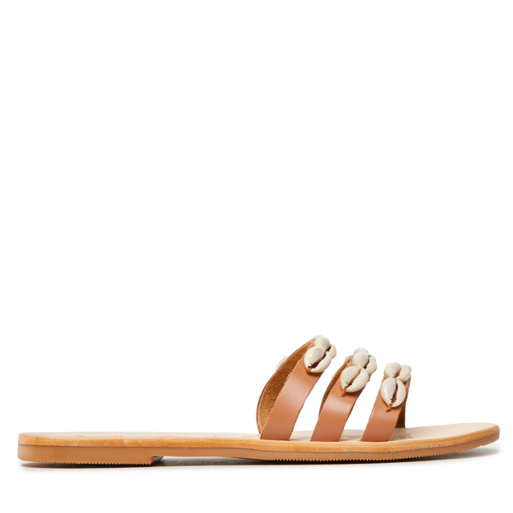 Manebi Șlapi Leather Sandals S 0.1 Y0 Maro - Pled.ro