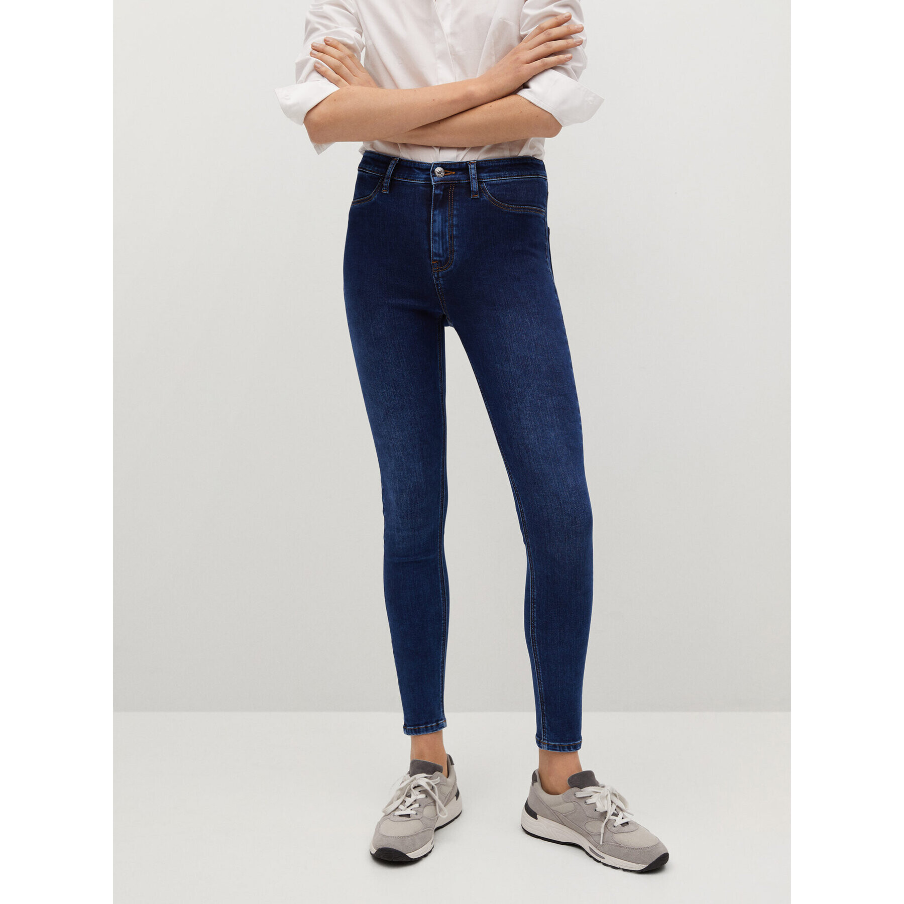 Mango Blugi Jegging 87010533 Bleumarin Slim Fit - Pled.ro