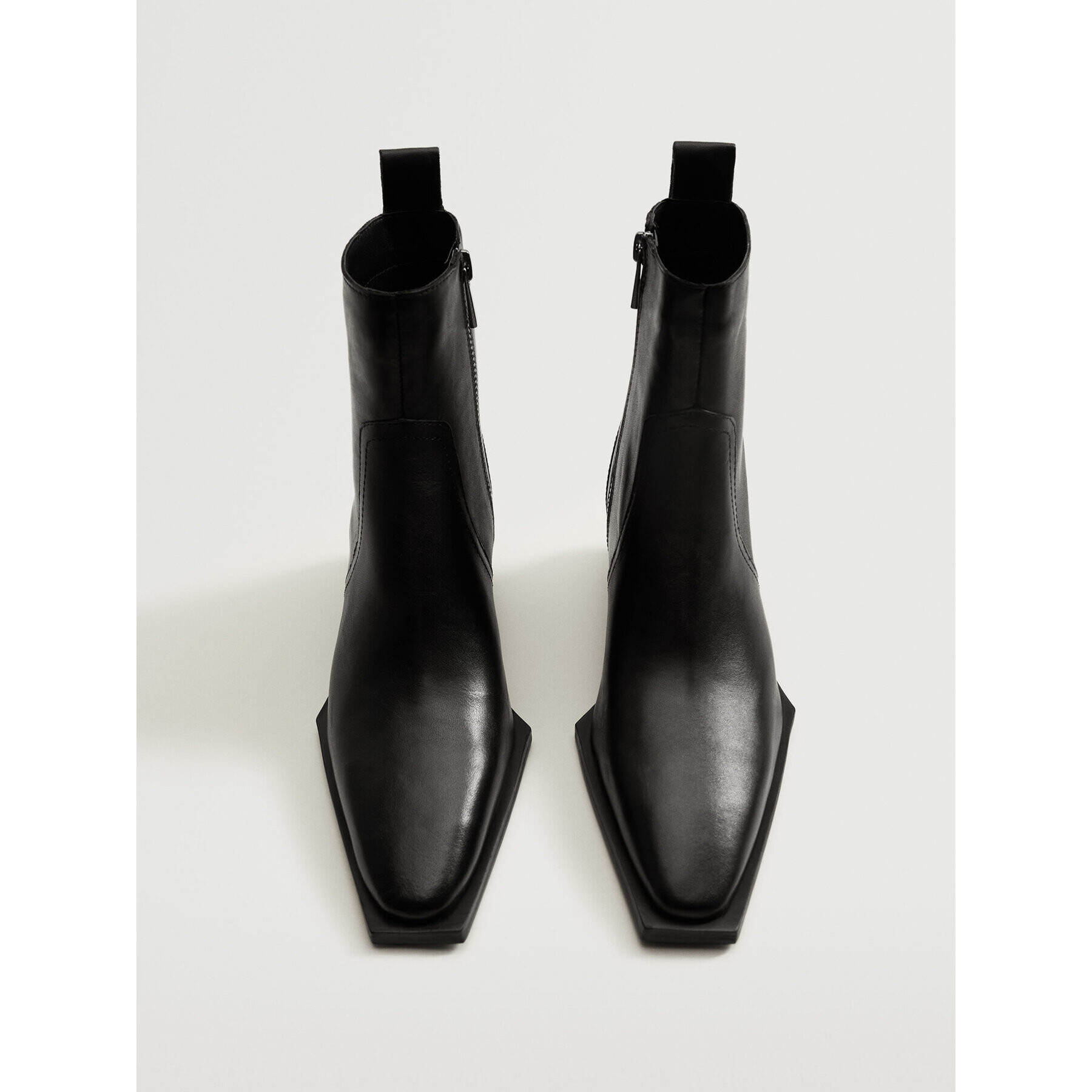 Mango Botine Botin 17072517 Negru - Pled.ro