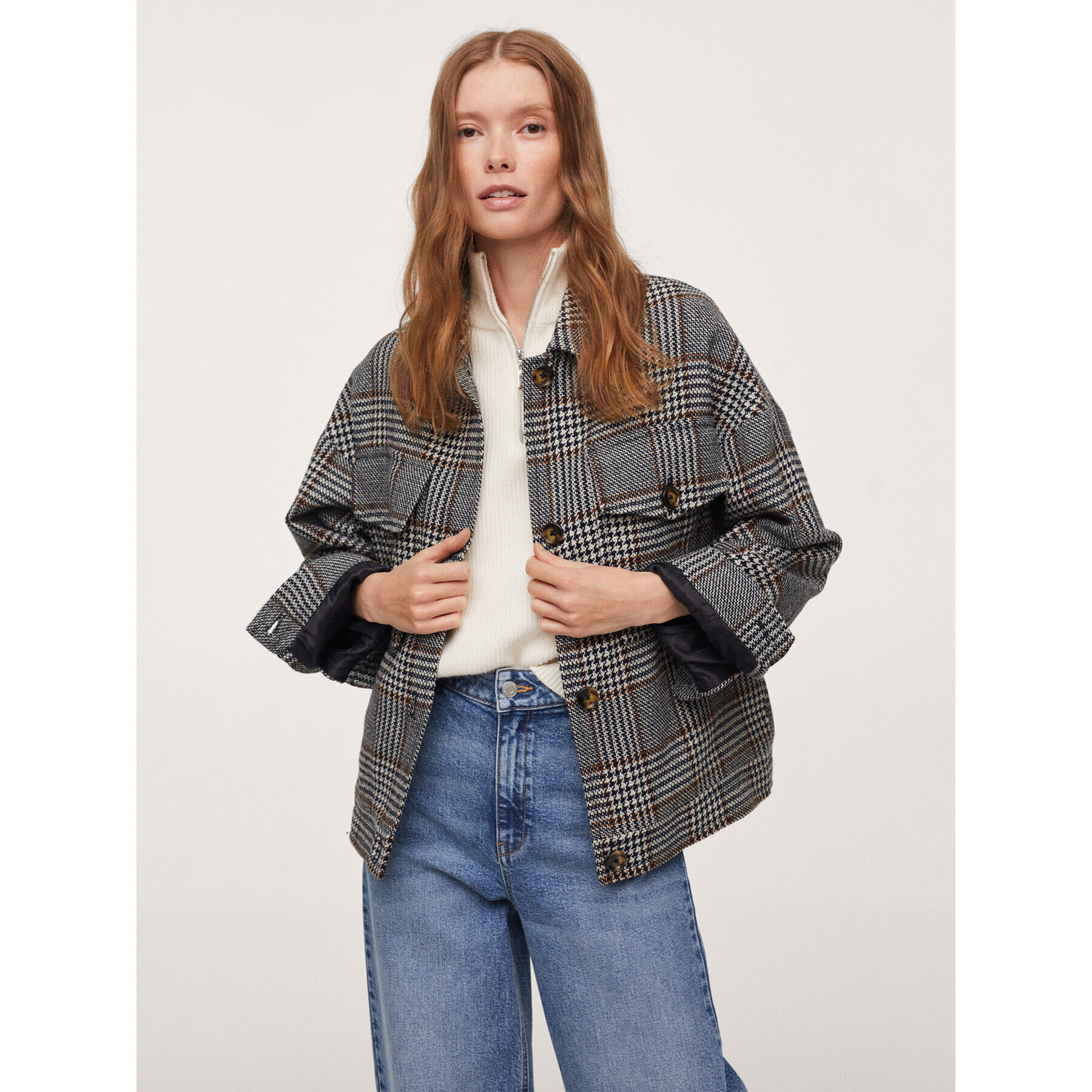 Mango Geacă Jarabe 17086322 Colorat Oversize - Pled.ro