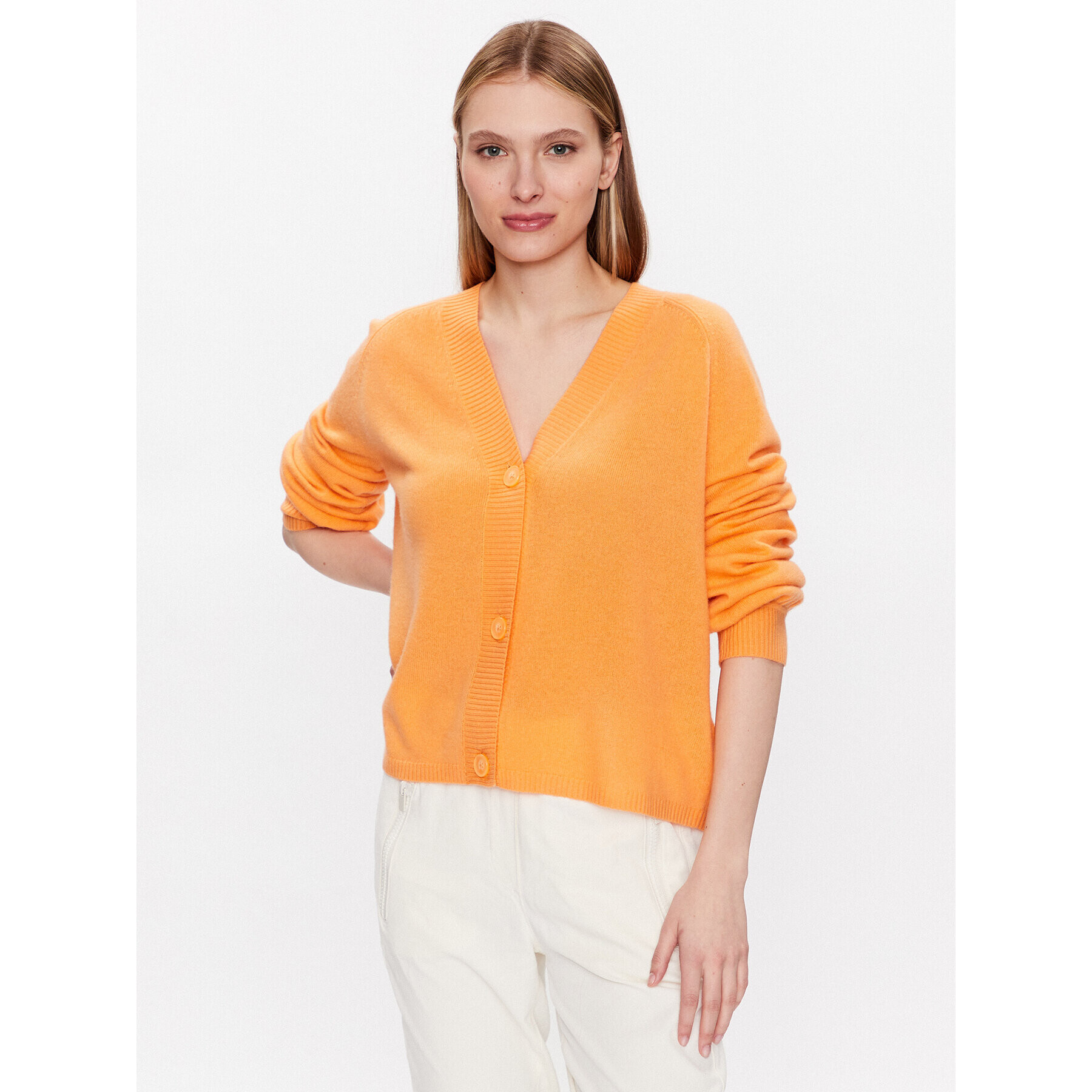 Marc Aurel Cardigan 8735 8000 81976 Portocaliu Regular Fit - Pled.ro