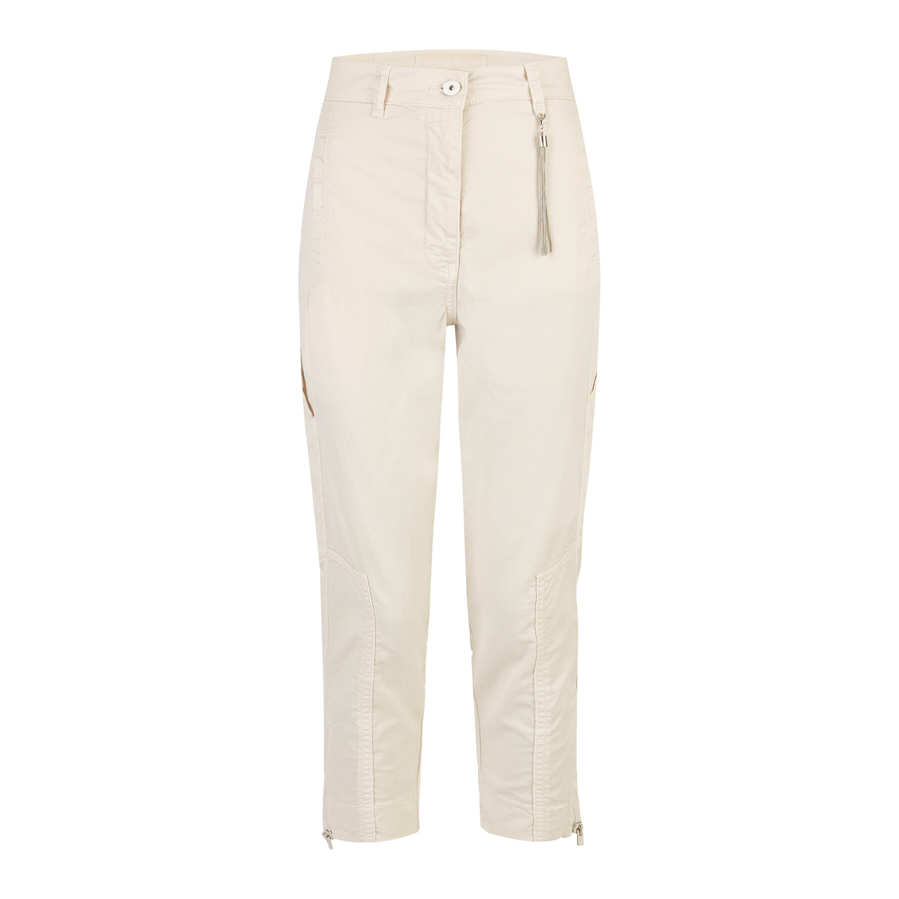 Marc Aurel Pantaloni din material 1690 2301 93101 Écru Regular Fit - Pled.ro