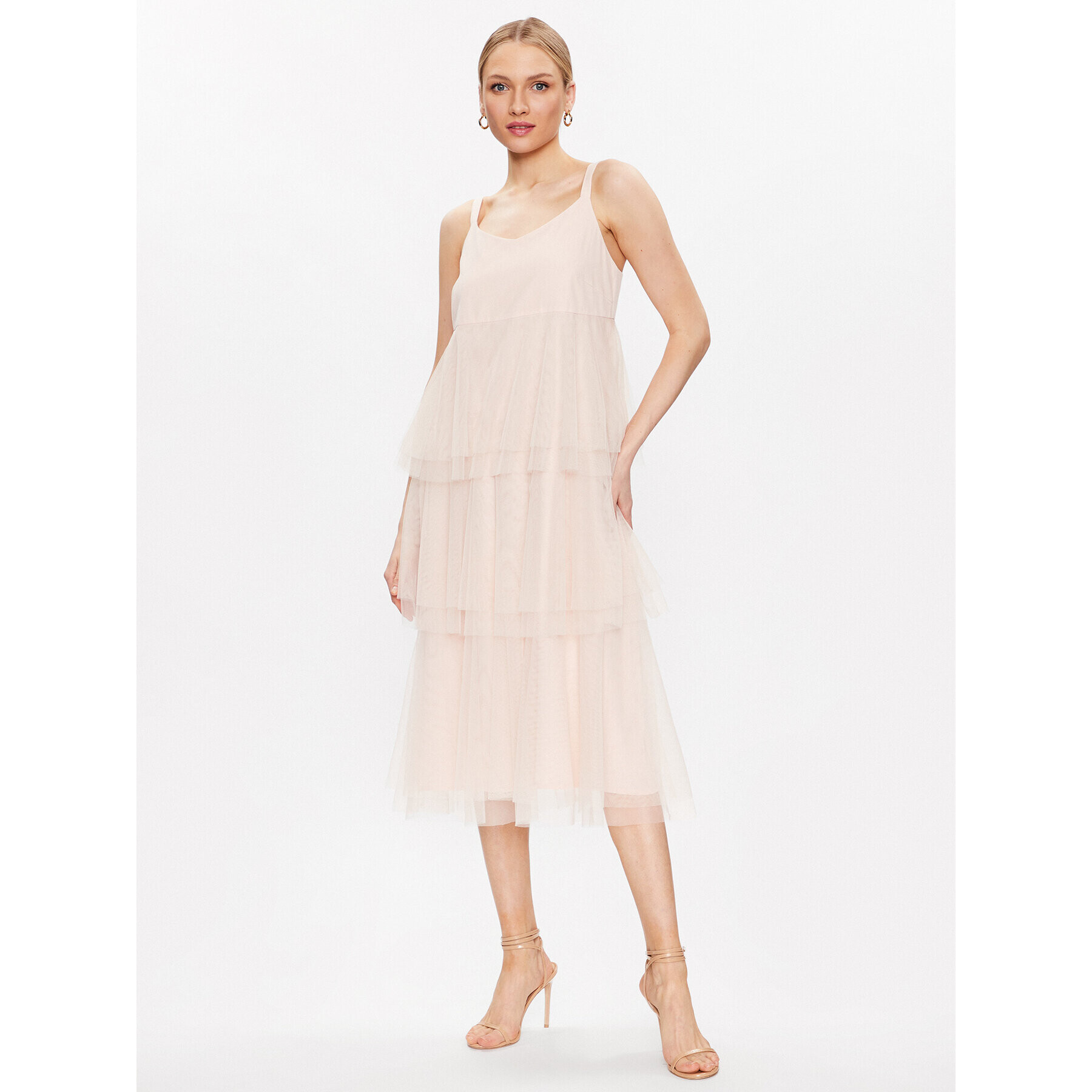 Marc Aurel Rochie de vară 6 871 102 192 966 Bej Regular Fit - Pled.ro