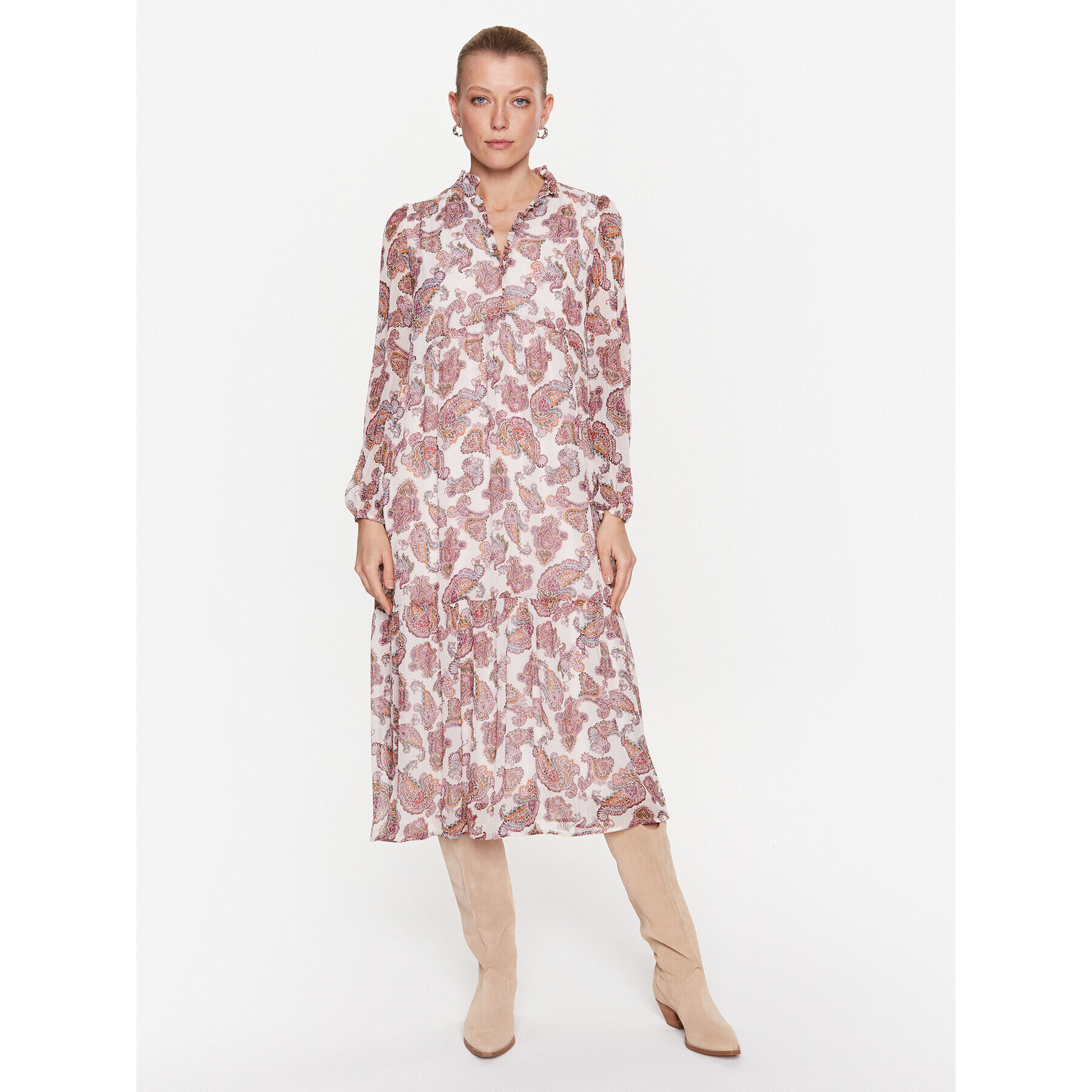 Marc Aurel Rochie tip cămașă 6825 1013 24621 Colorat Regular Fit - Pled.ro