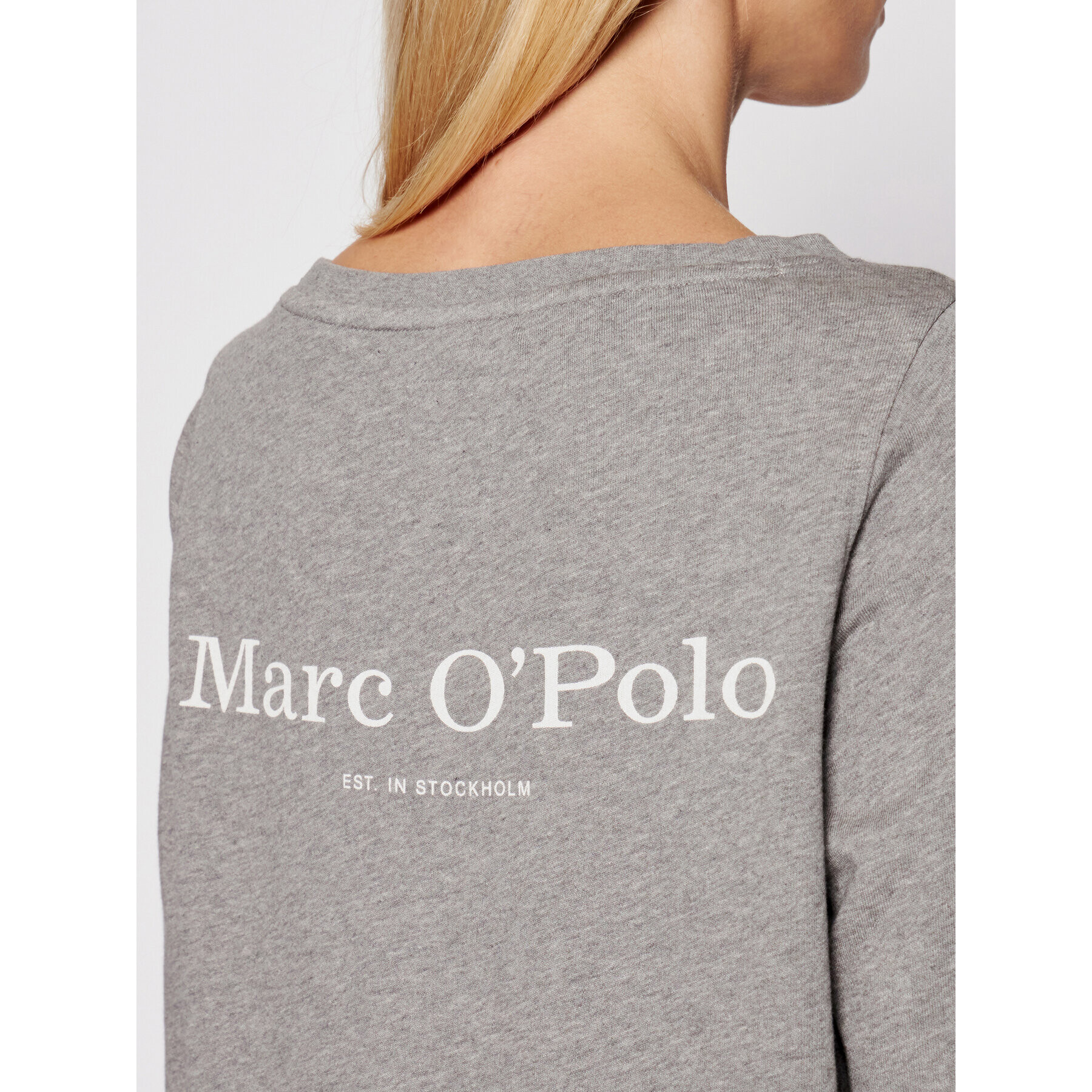 Marc O'Polo Bluză 102 4001 54059 Gri Regular Fit - Pled.ro