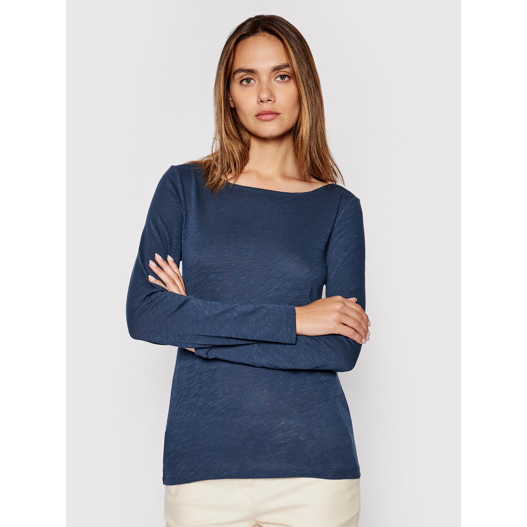 Marc O'Polo Bluză 107 2261 52199 Bleumarin Regular Fit - Pled.ro