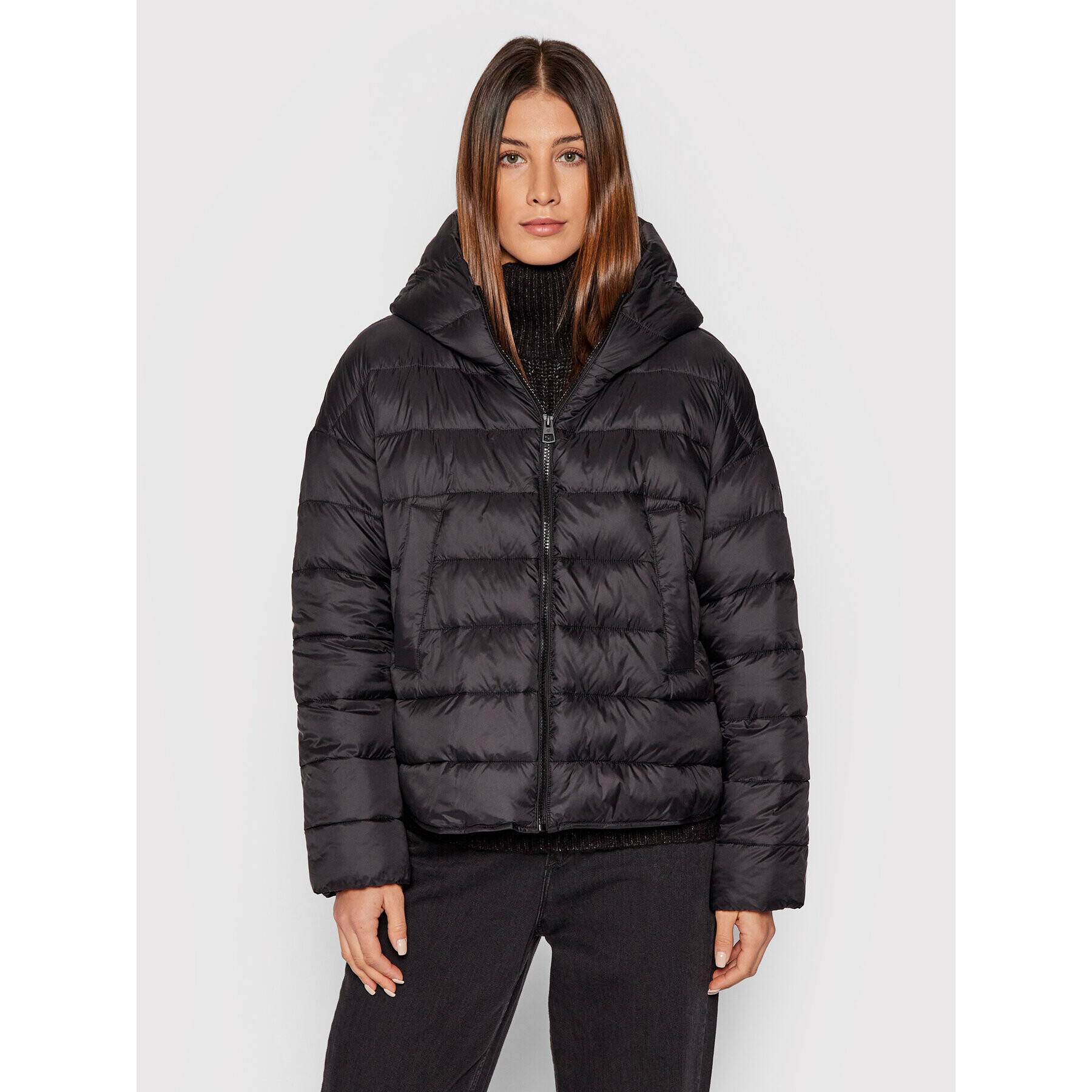 Marc O'Polo Geacă din puf 108 0851 70069 Negru Oversize - Pled.ro