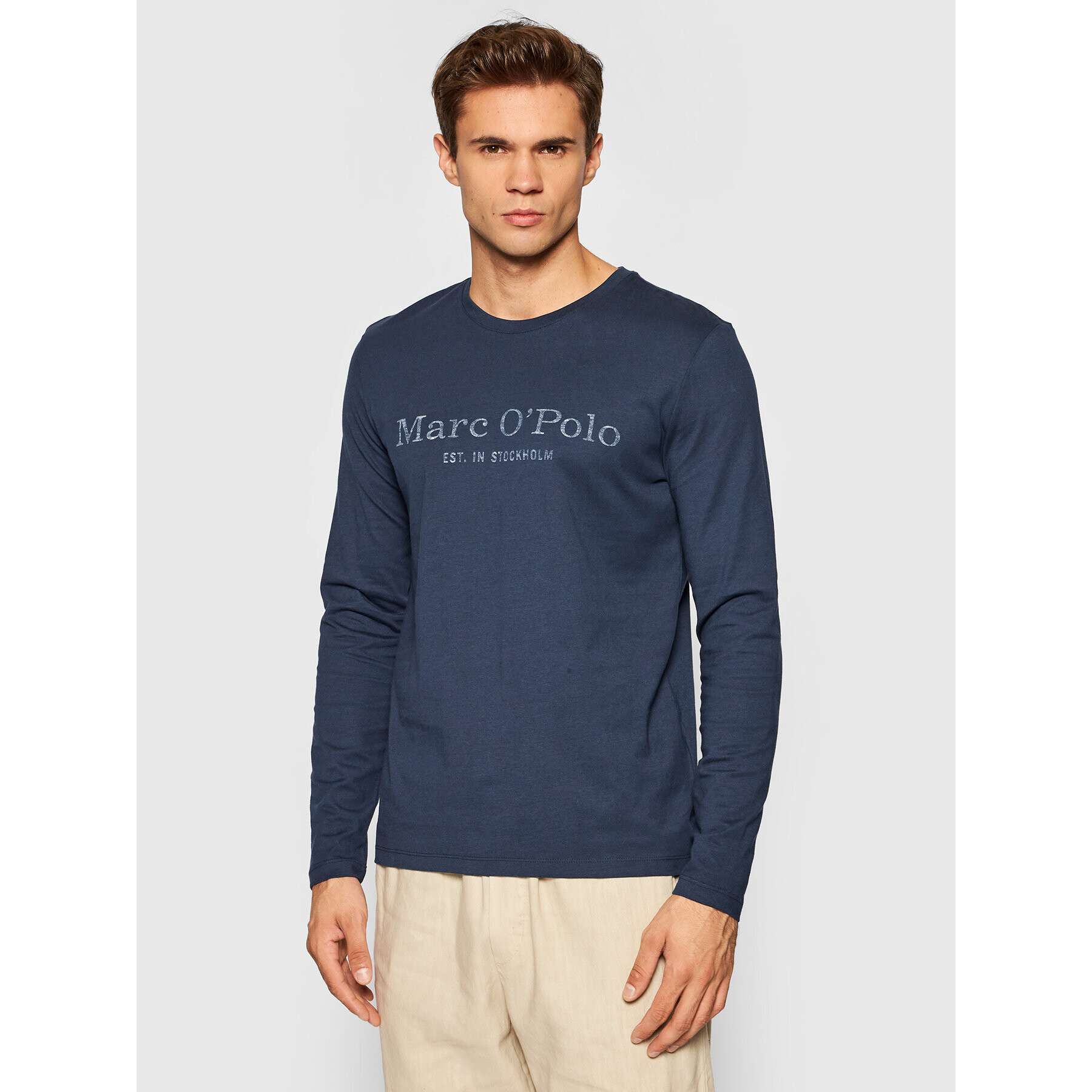 Marc O'Polo Longsleeve 127 2220 52152 Bleumarin Regular Fit - Pled.ro