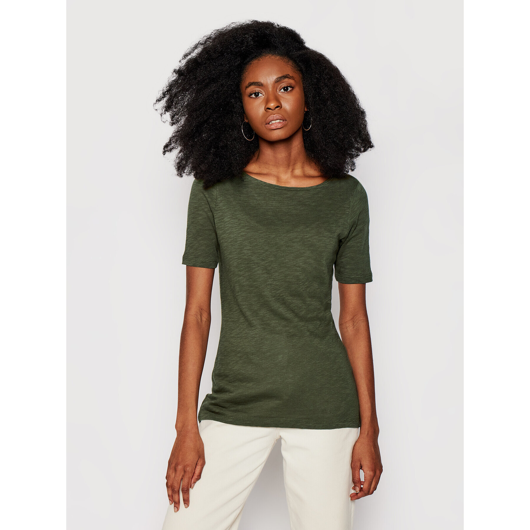 Marc O'Polo Tricou 102 2261 51399 Verde Regular Fit - Pled.ro