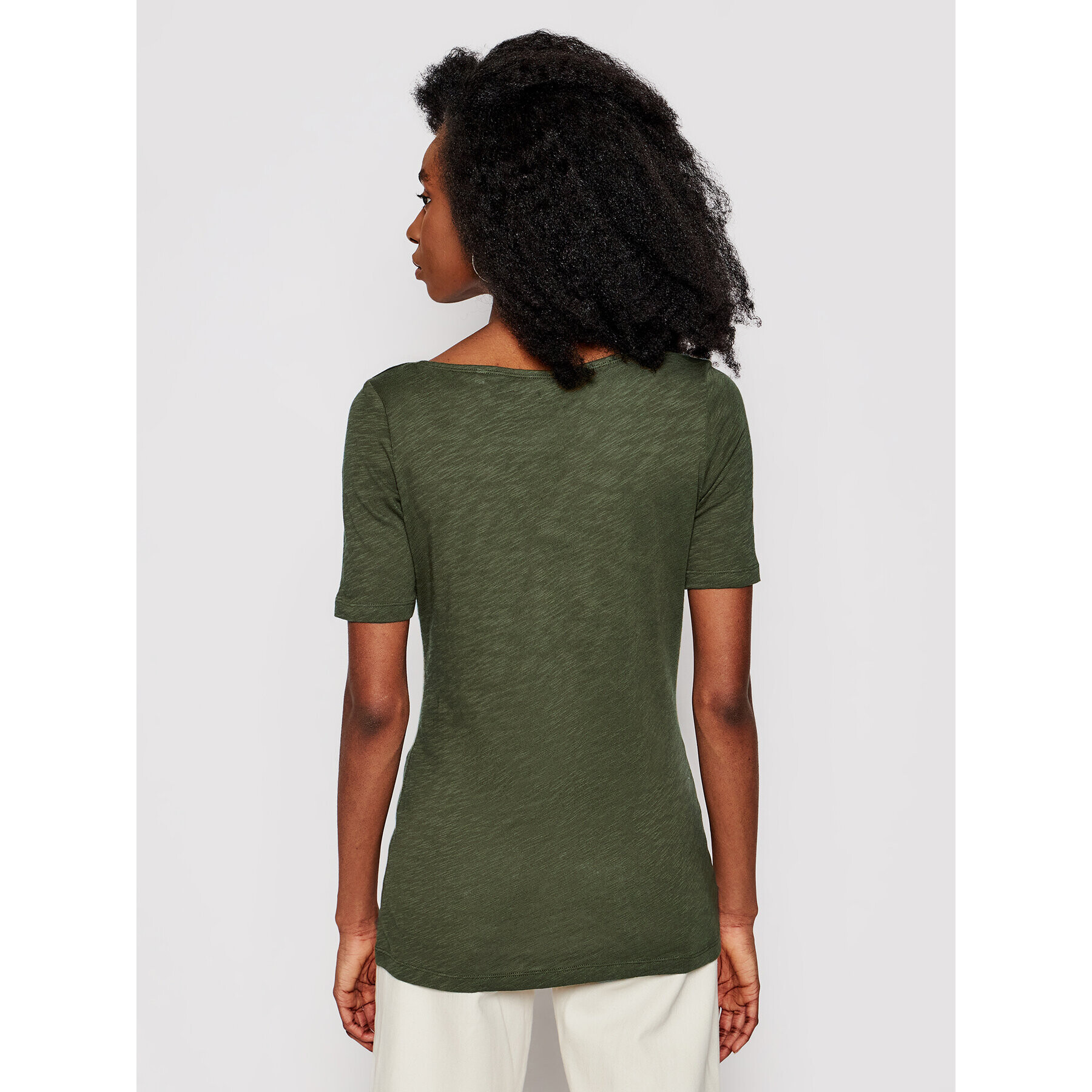 Marc O'Polo Tricou 102 2261 51399 Verde Regular Fit - Pled.ro