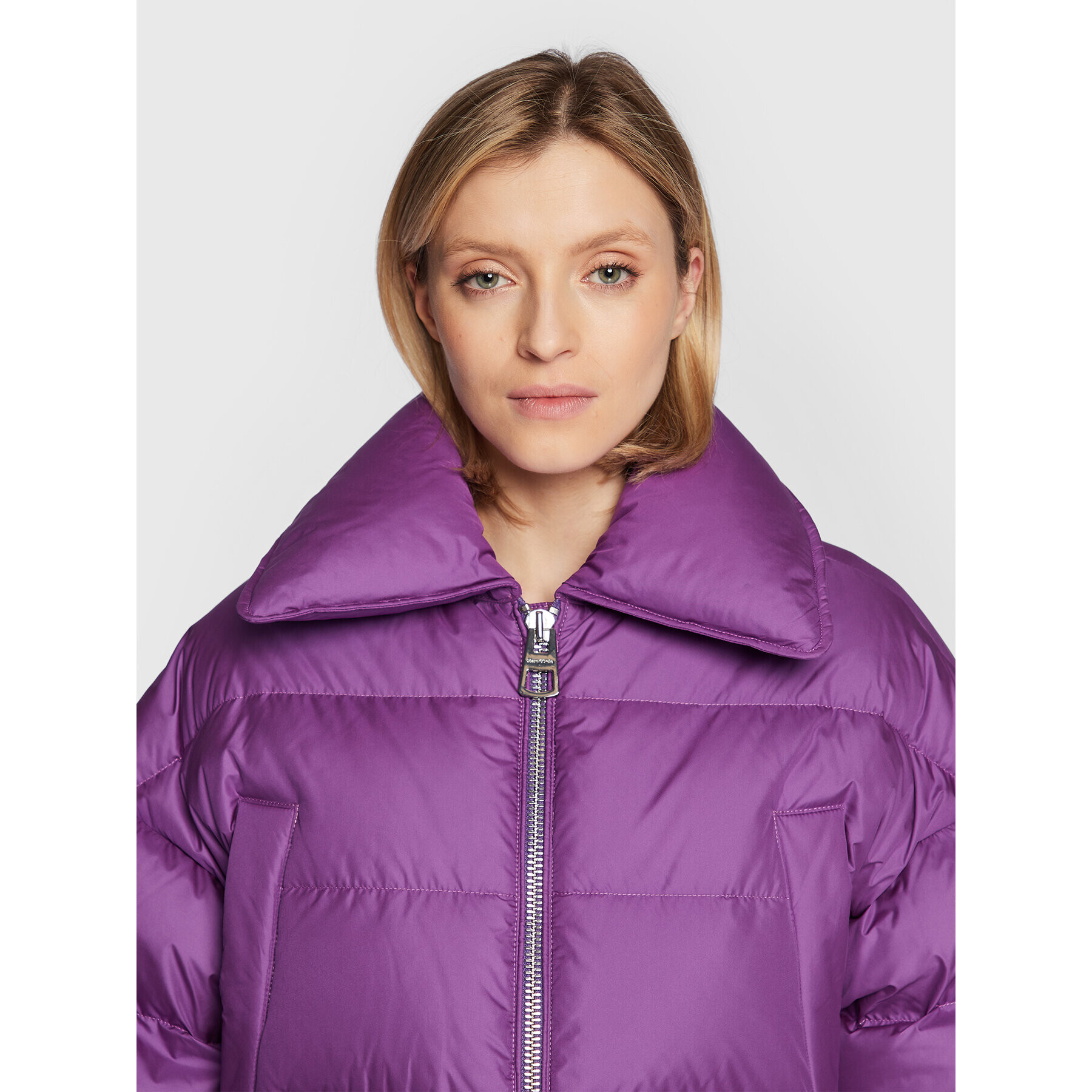 Marc O'Polo Geacă din puf 209 0808 70007 Violet Oversize - Pled.ro