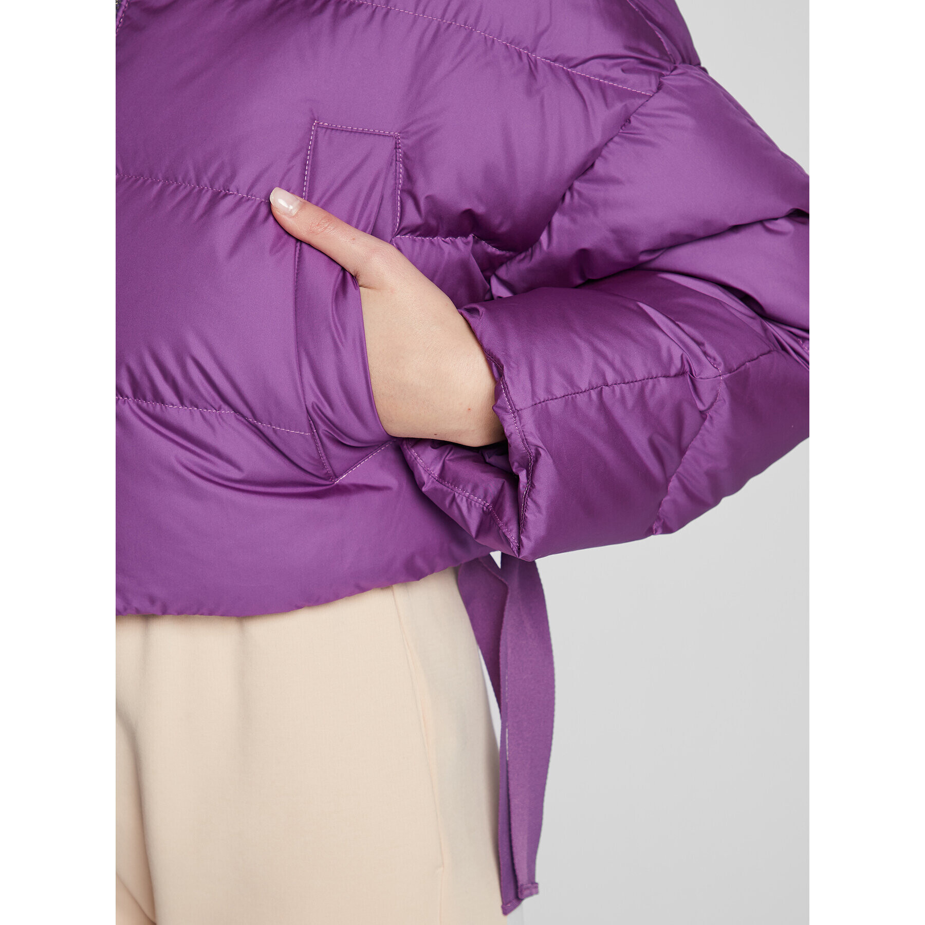 Marc O'Polo Geacă din puf 209 0808 70007 Violet Oversize - Pled.ro