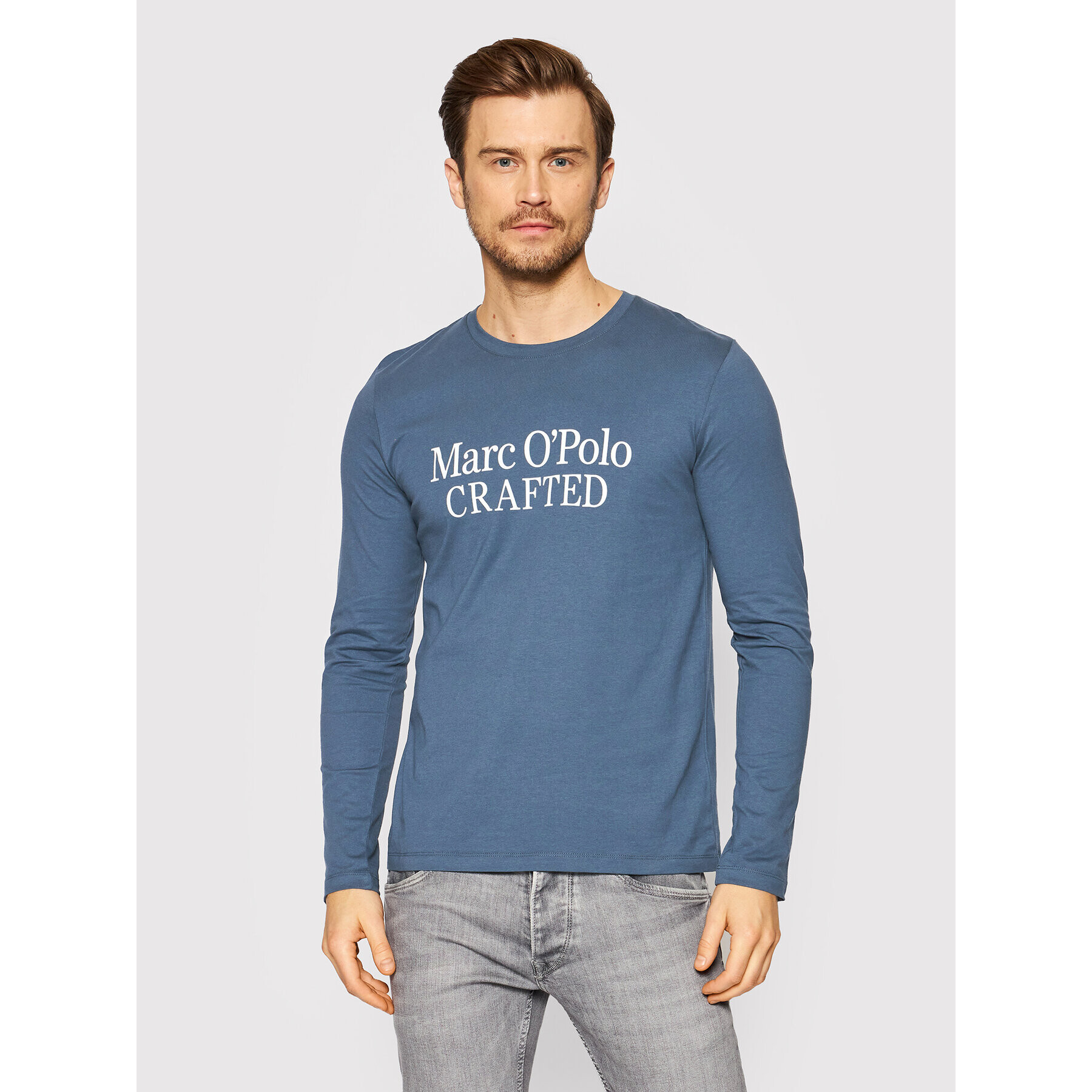 Marc O'Polo Longsleeve 222 2477 52206 Bleumarin Regular Fit - Pled.ro