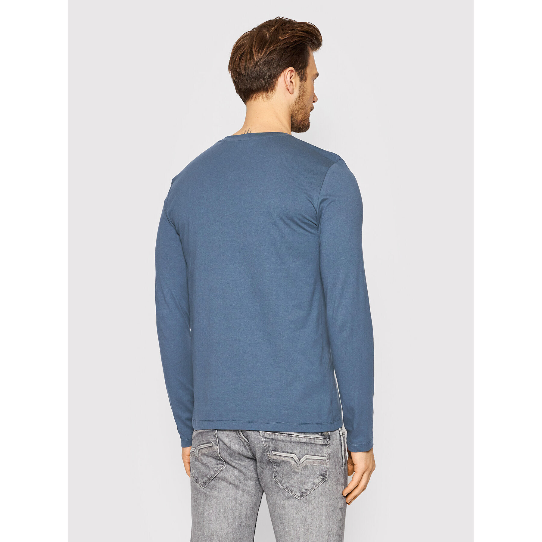 Marc O'Polo Longsleeve 222 2477 52206 Bleumarin Regular Fit - Pled.ro