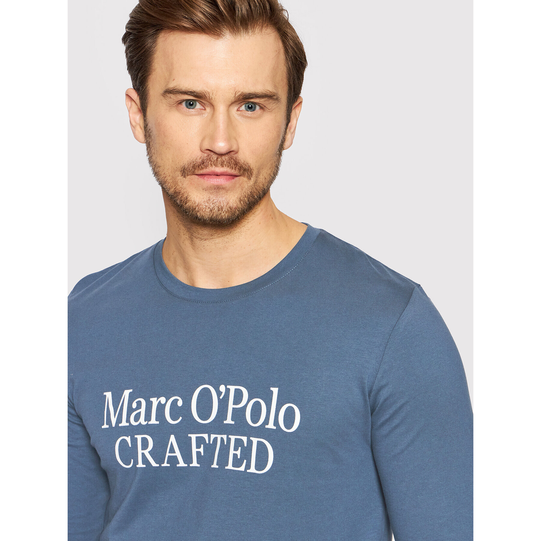 Marc O'Polo Longsleeve 222 2477 52206 Bleumarin Regular Fit - Pled.ro