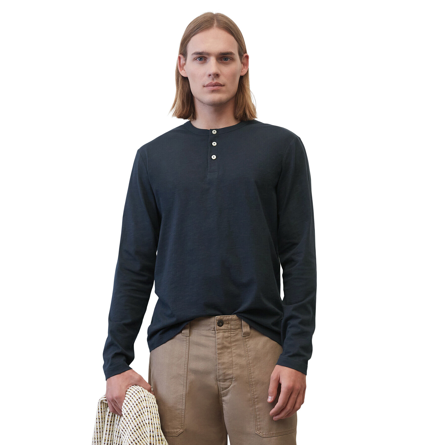 Marc O'Polo Longsleeve 322219852284 Albastru Regular Fit - Pled.ro