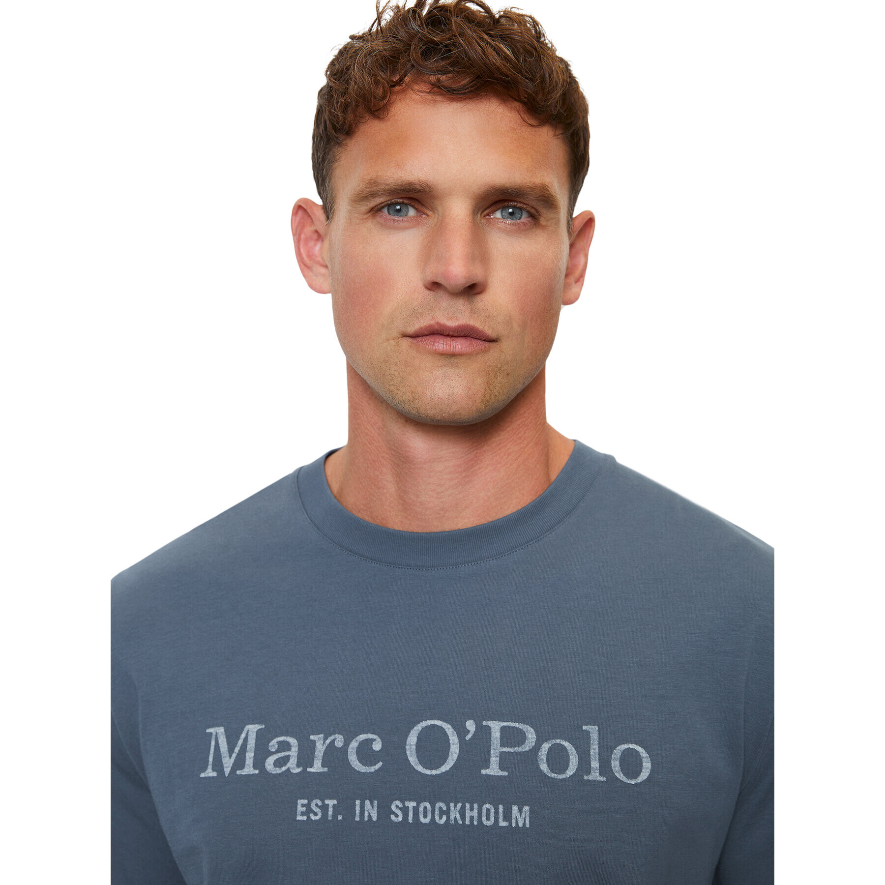 Marc O'Polo Longsleeve 327 2012 52152 Albastru Regular Fit - Pled.ro