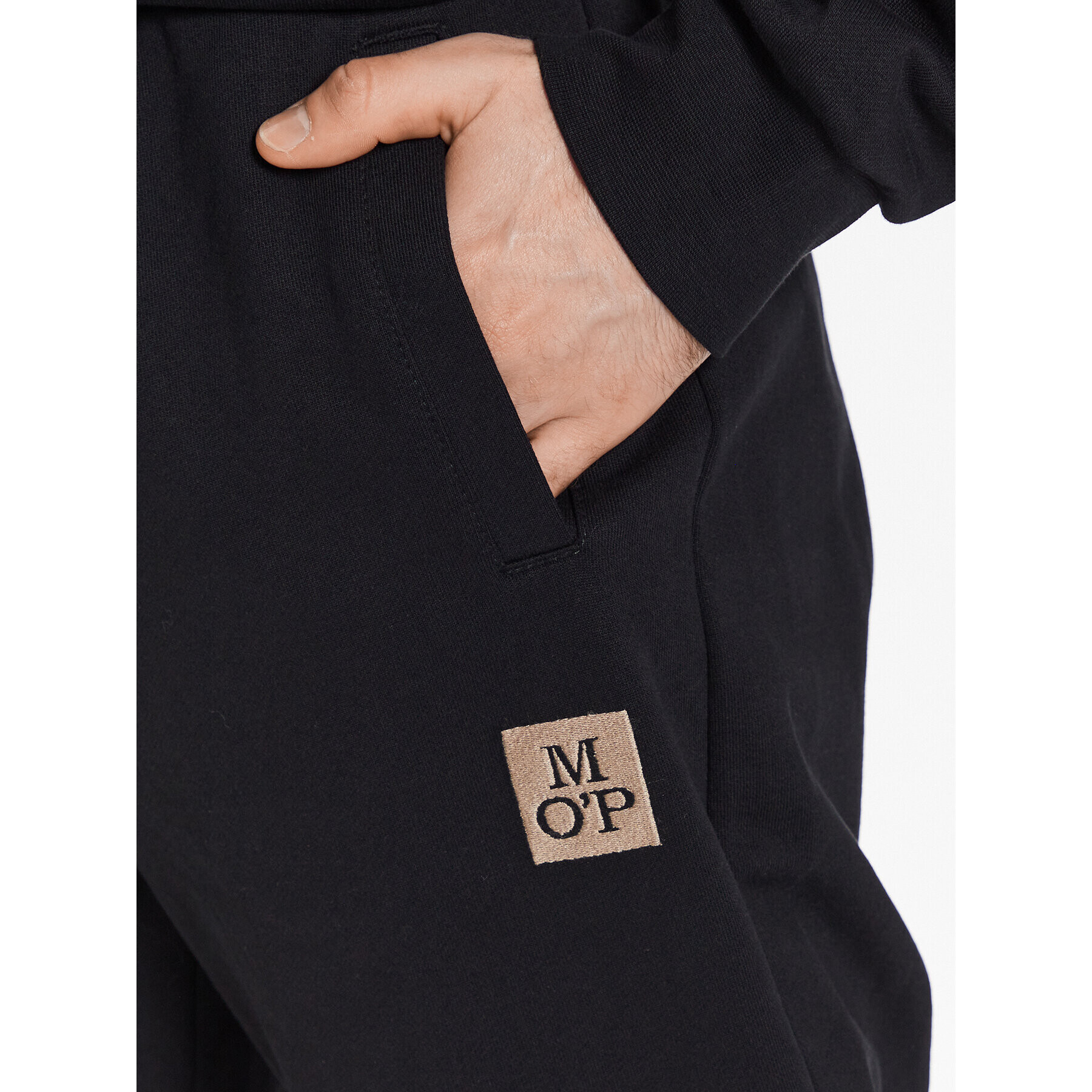 Marc O'Polo Pantaloni trening 321408819002 Negru Regular Fit - Pled.ro