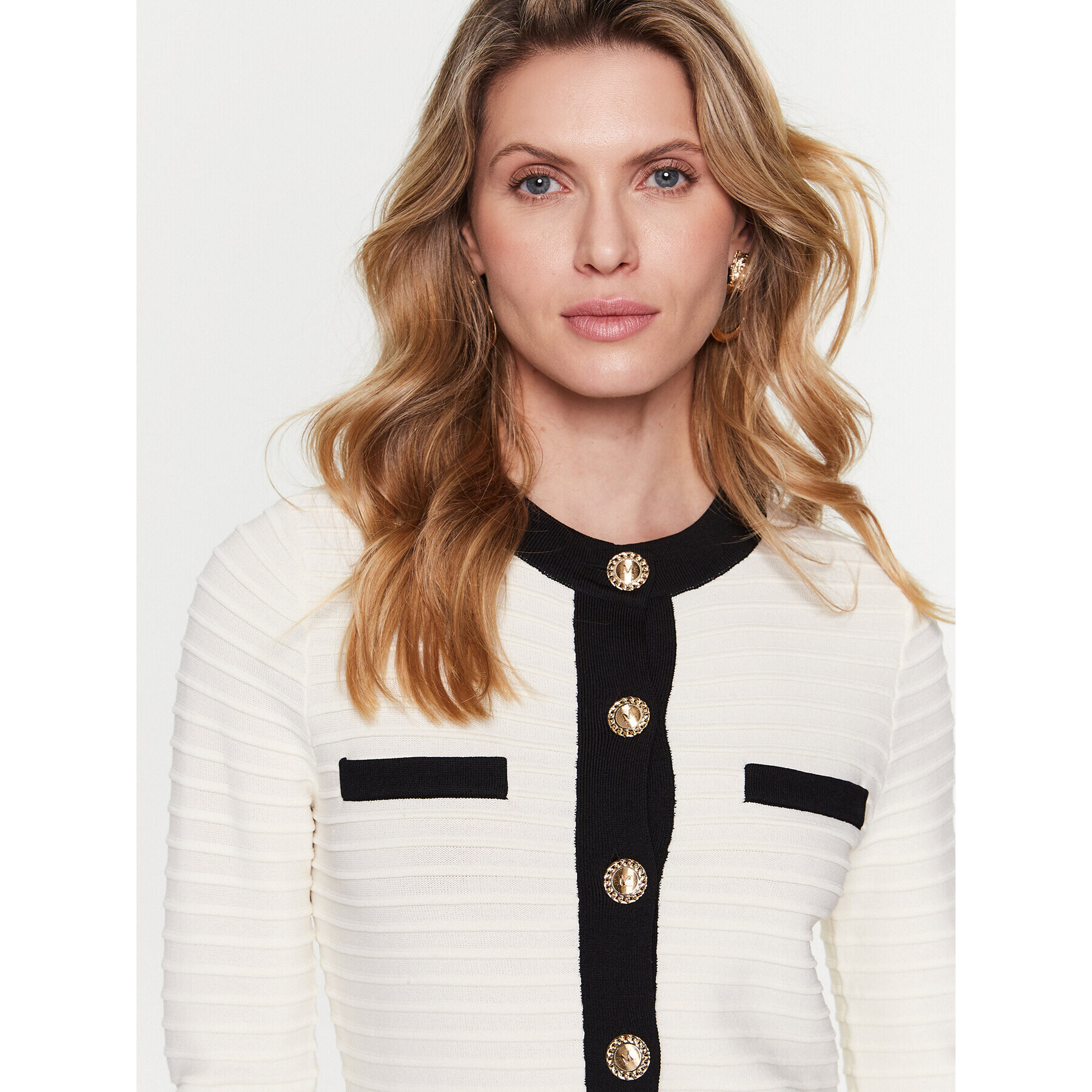 Marciano Guess Cardigan Alba 3RGR16 5741Z Bej Regular Fit - Pled.ro