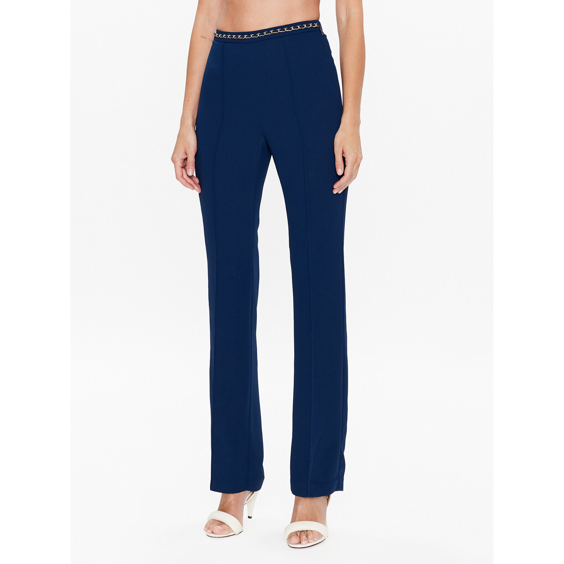 Marciano Guess Pantaloni din material Nausica 3GGB08 9630Z Bleumarin Regular Fit - Pled.ro