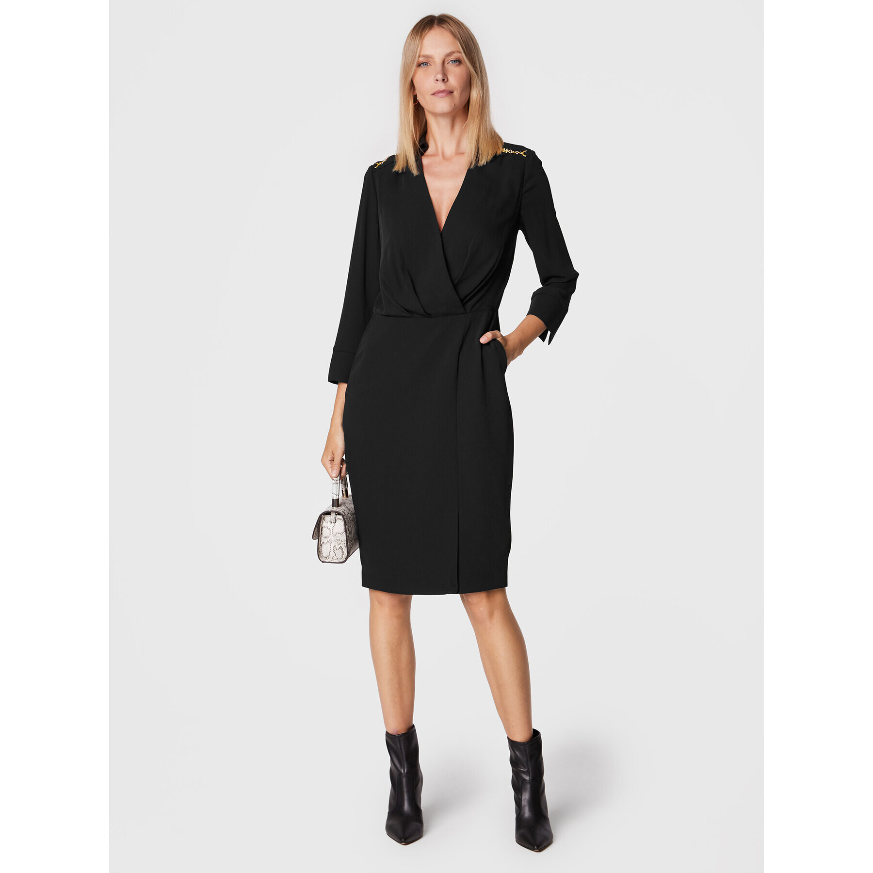 Marciano Guess Rochie cocktail 2BGK20 9630Z Negru Regular Fit - Pled.ro