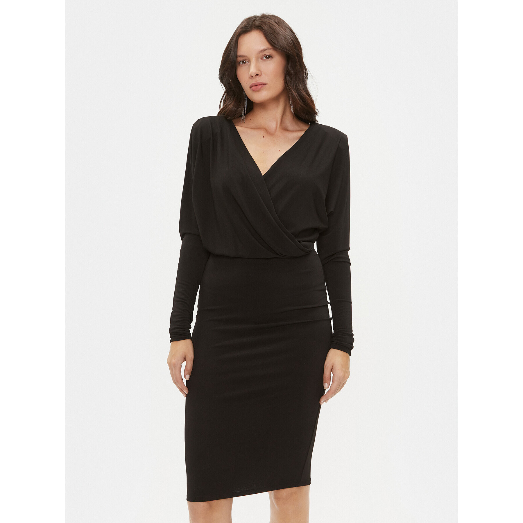 Marciano Guess Rochie cocktail 3BGK96 6230Z Negru Slim Fit - Pled.ro