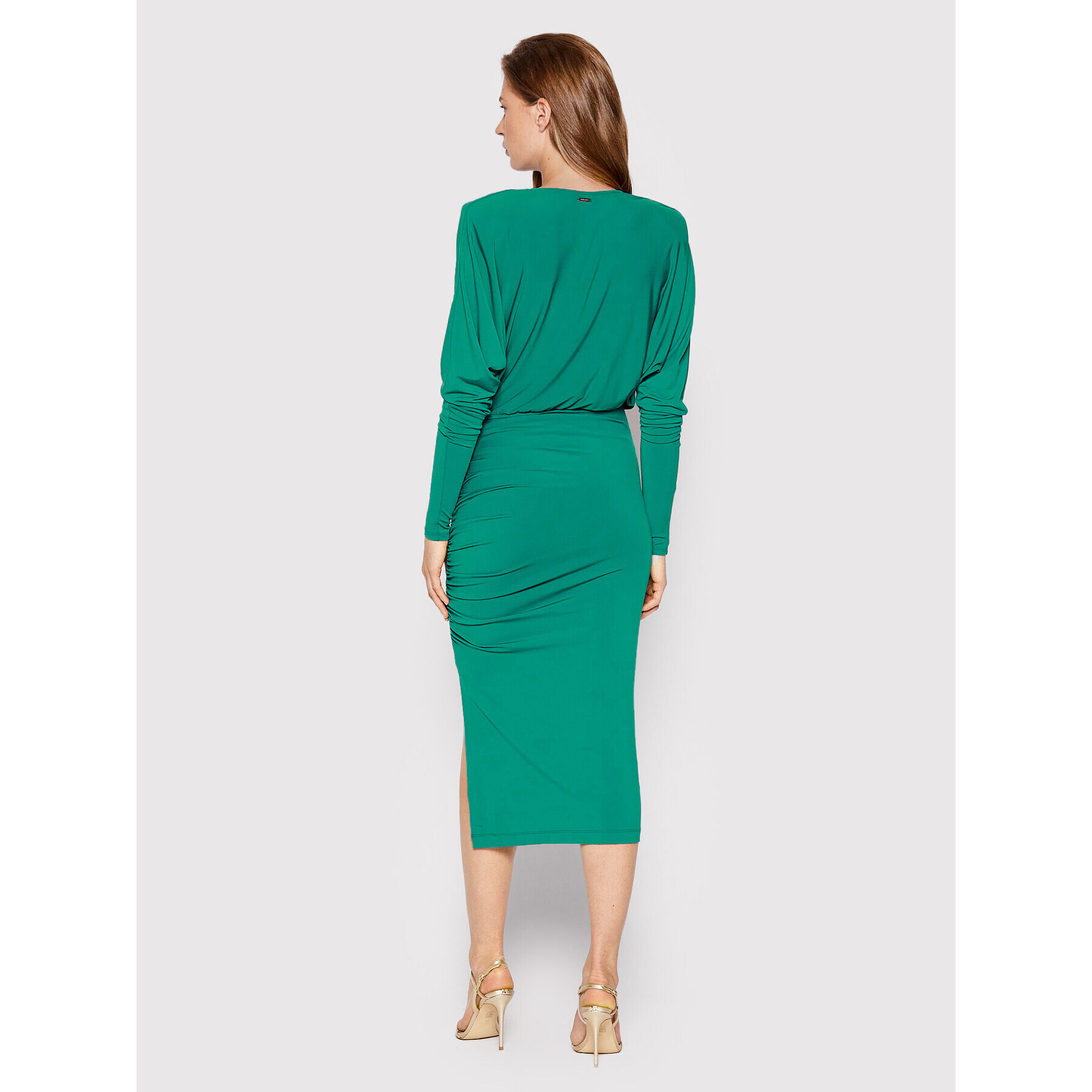 Marciano Guess Rochie cocktail Corinne 2YGK62 6071Z Verde Regular Fit - Pled.ro