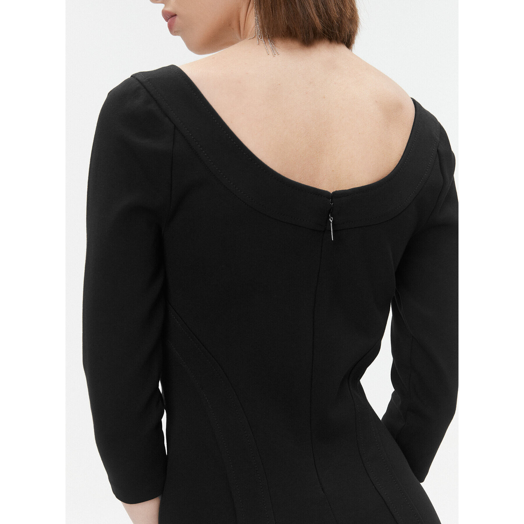 Marciano Guess Rochie de zi 3BGK0J 6375Z Negru Bodycon Fit - Pled.ro