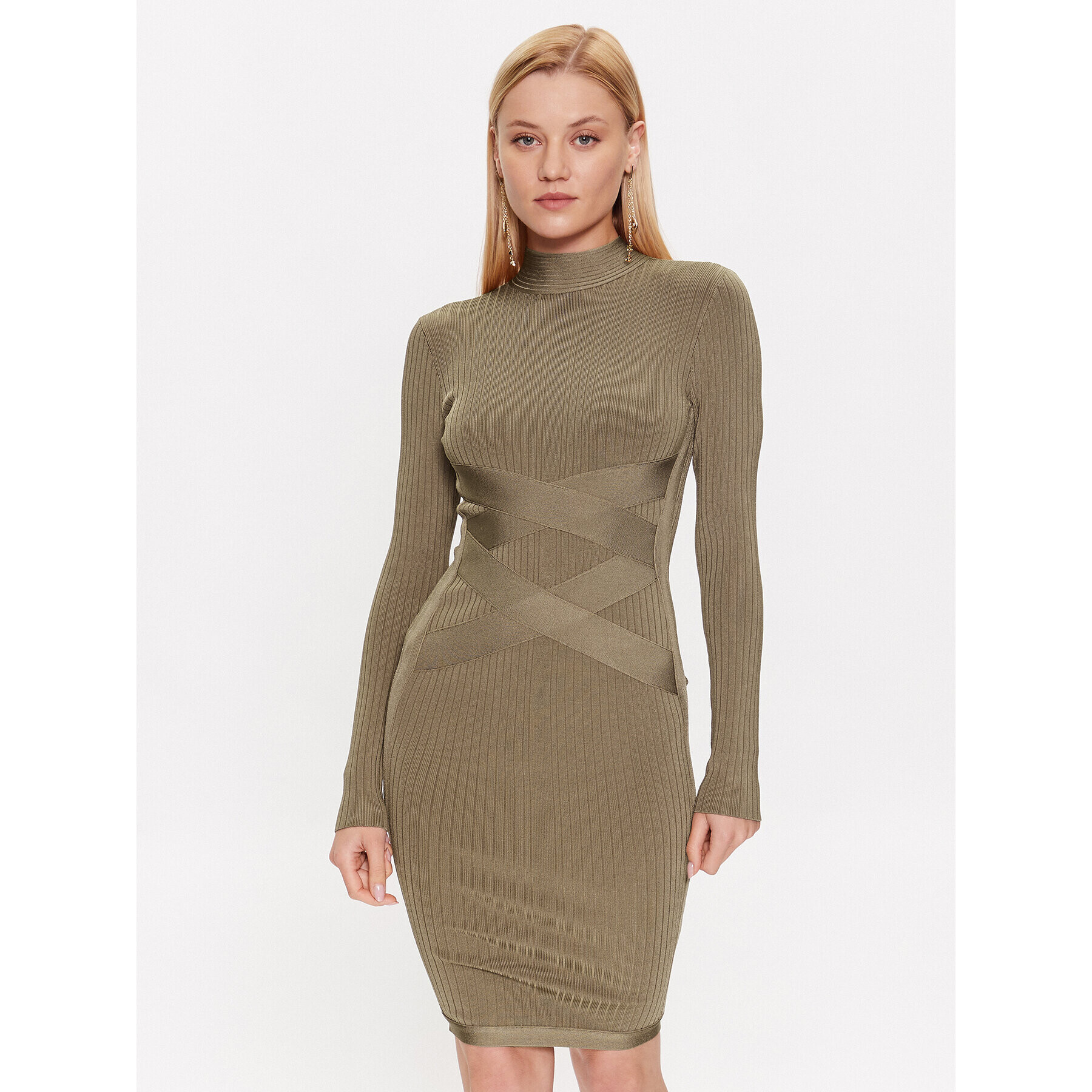 Marciano Guess Rochie de zi 3YGK37 5036Z Roșu Bodycon Fit - Pled.ro